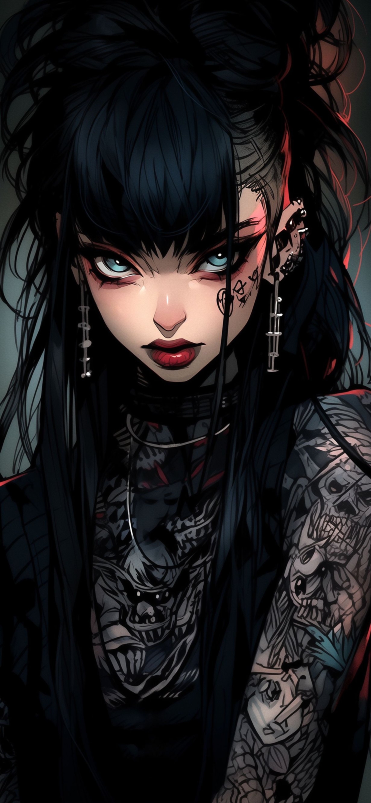 Gothic Anime Portrait - anime wallpaper for OpersCraft