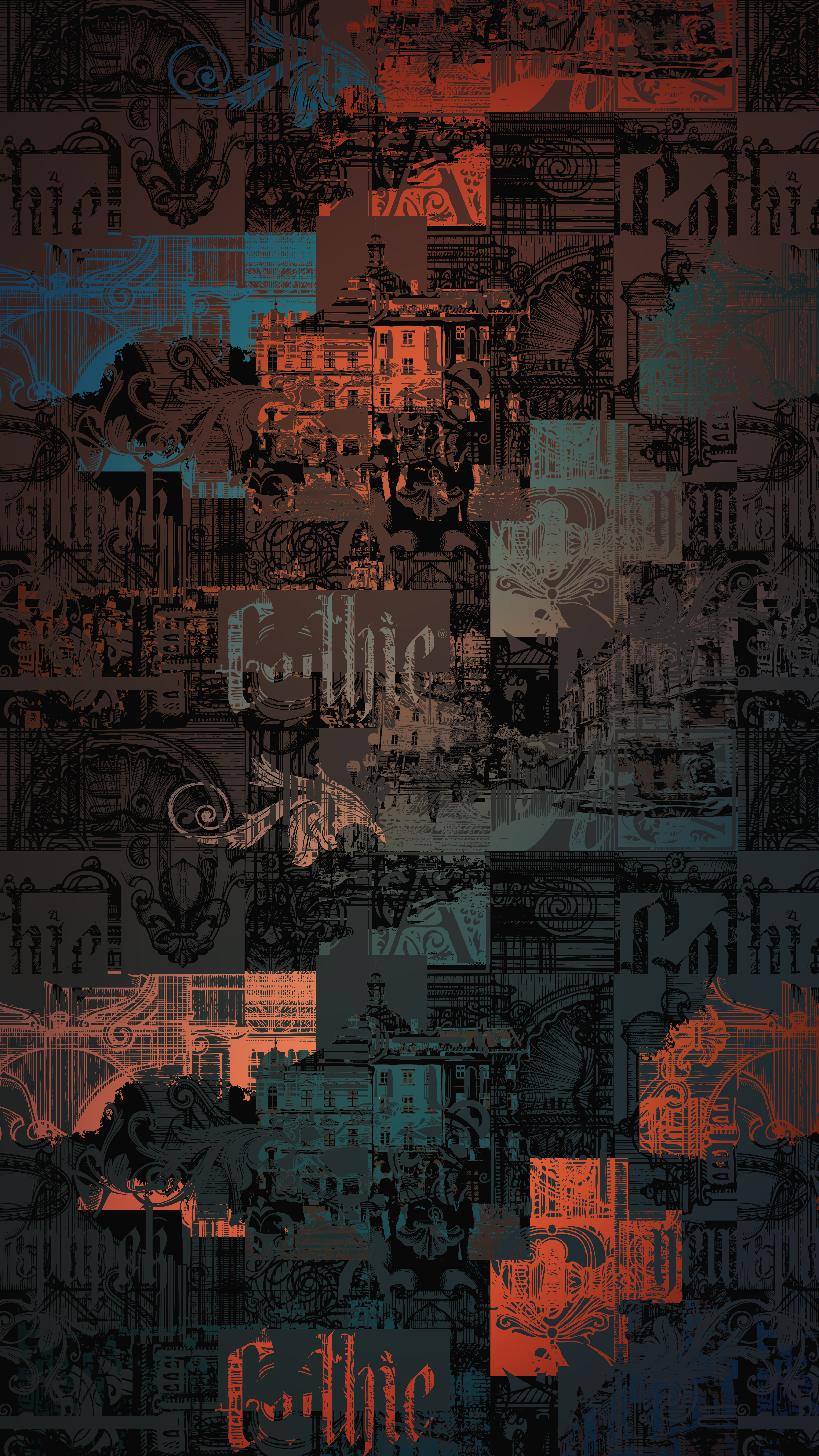 Gothic City Collage - gothic wallpaper for OpersCraft