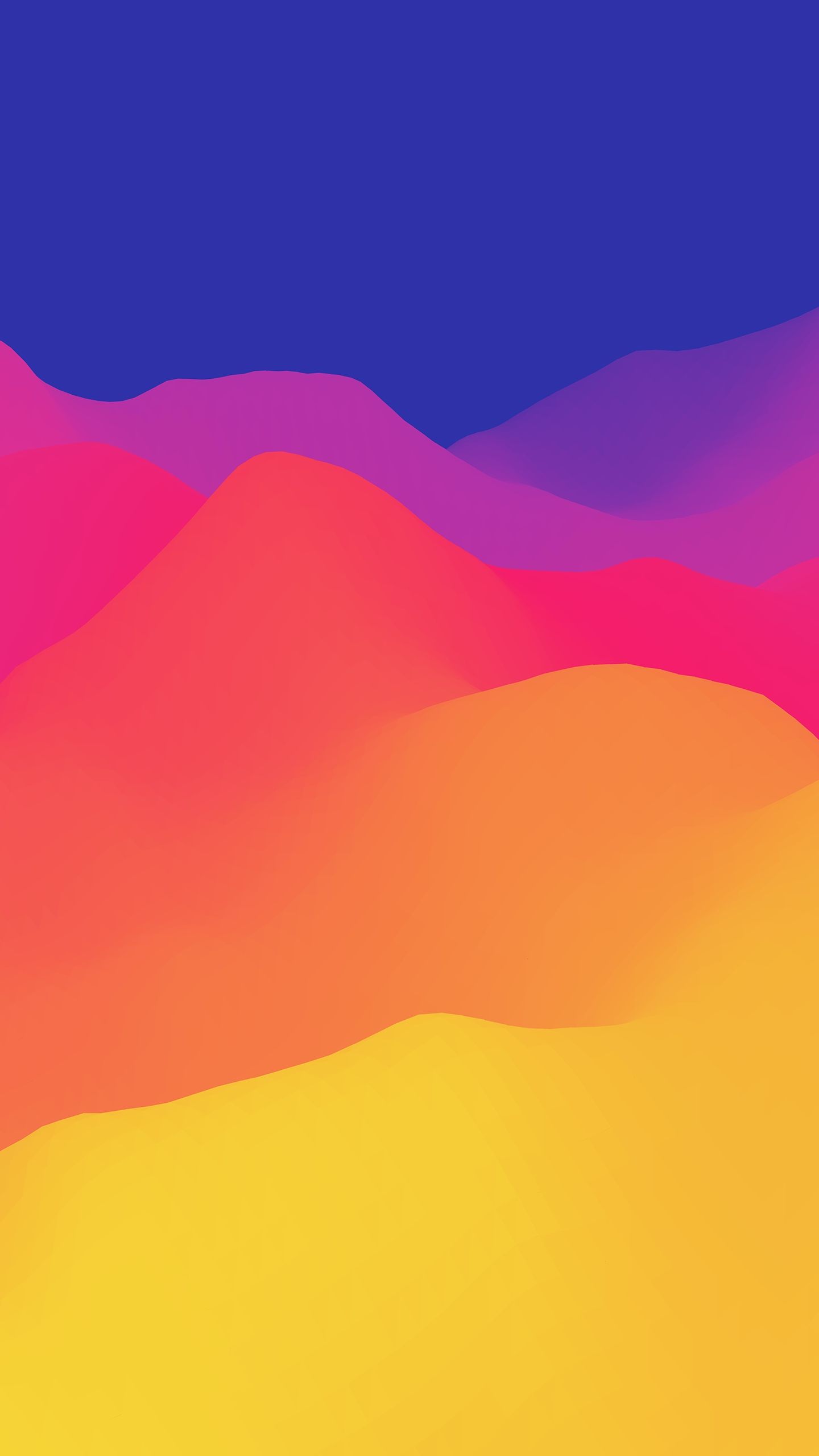 Gradient Mountain Landscape - abstract wallpaper for OpersCraft