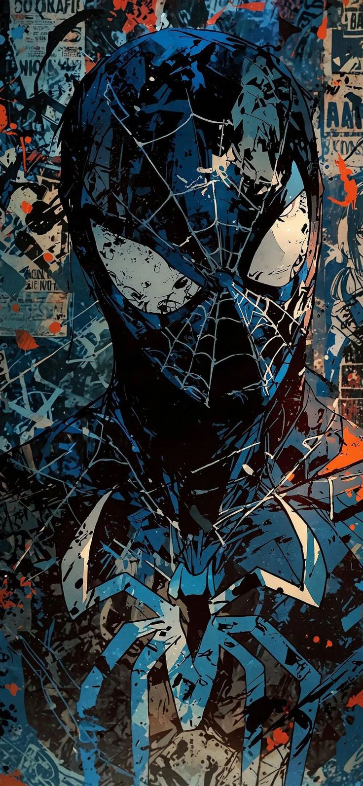 Graffiti Spider-Man Portrait - spider-man wallpaper for OpersCraft