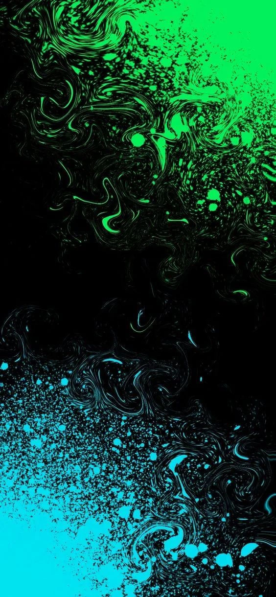 Green and Blue Swirls - abstract wallpaper for OpersCraft