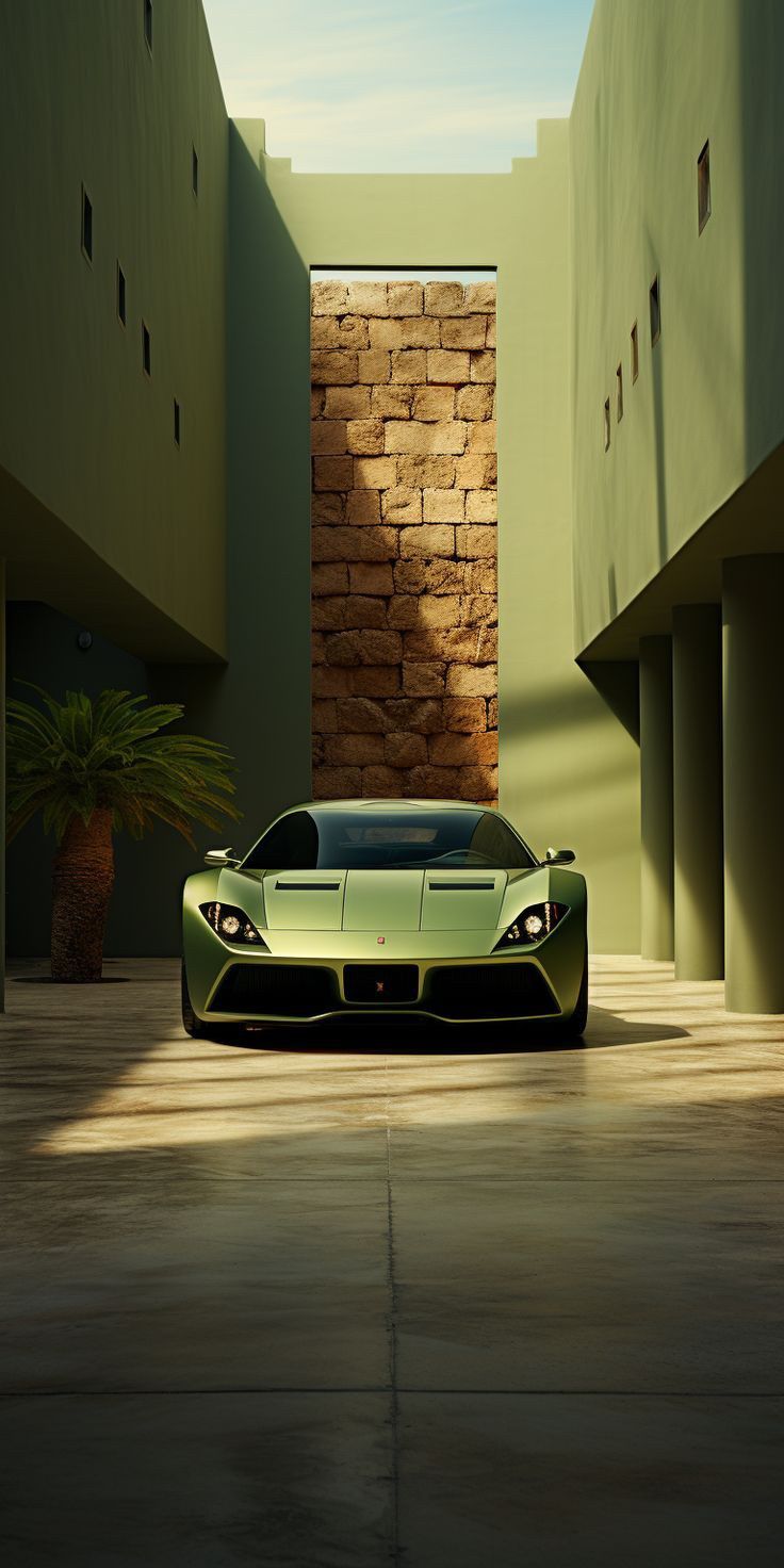Green Car Architecture - random wallpaper for OpersCraft