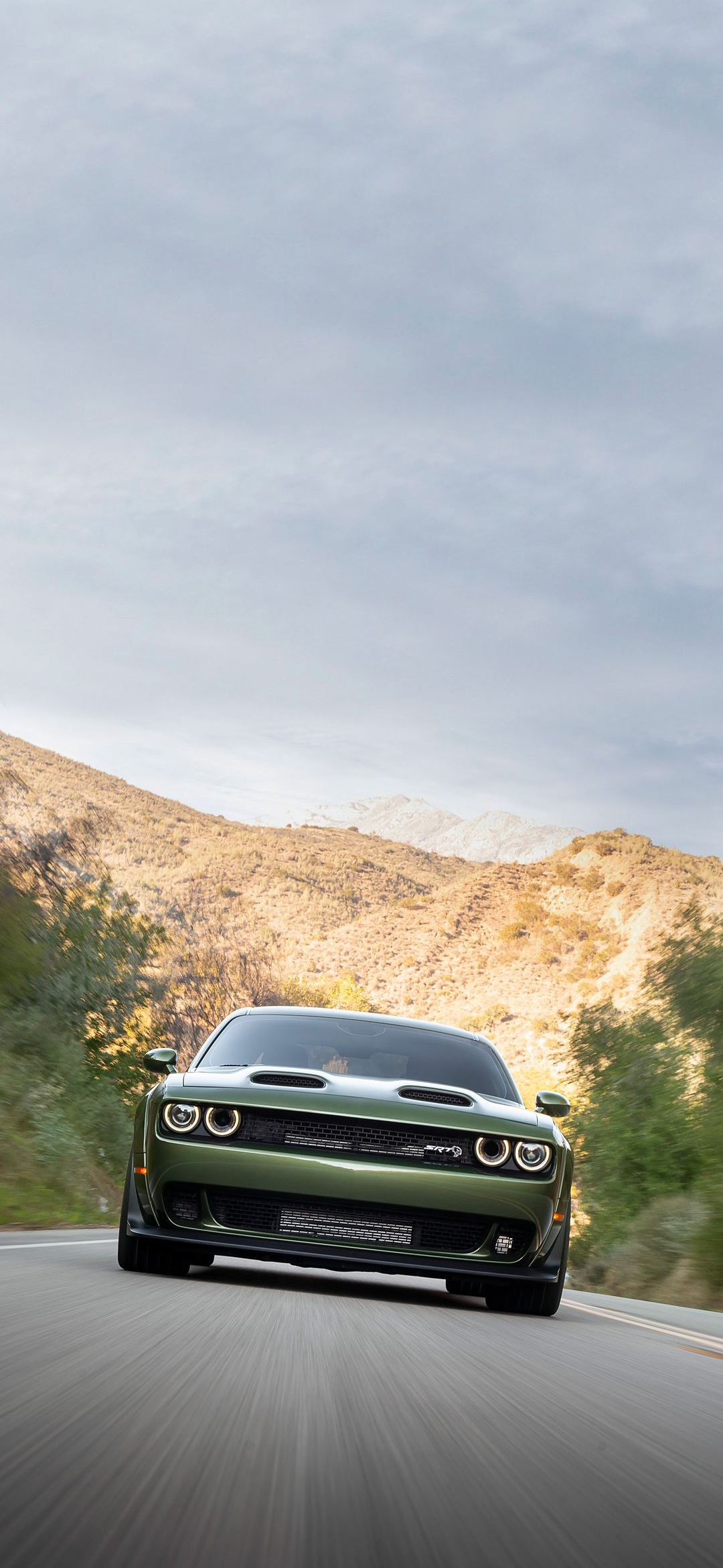 Green Challenger Mountain Drive - ferrari wallpaper for OpersCraft
