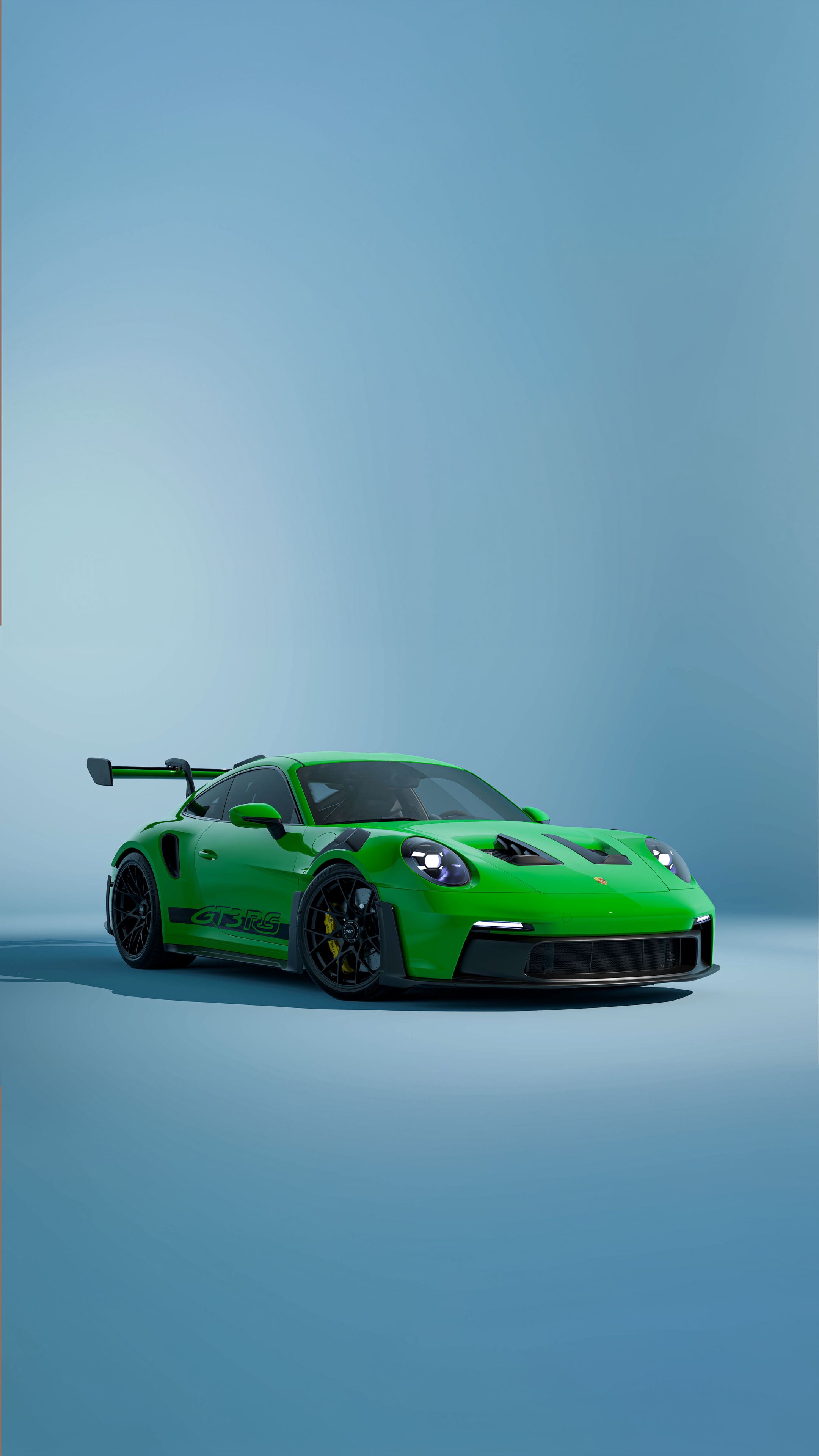 Green Porsche GT3 RS - porsche wallpaper for OpersCraft