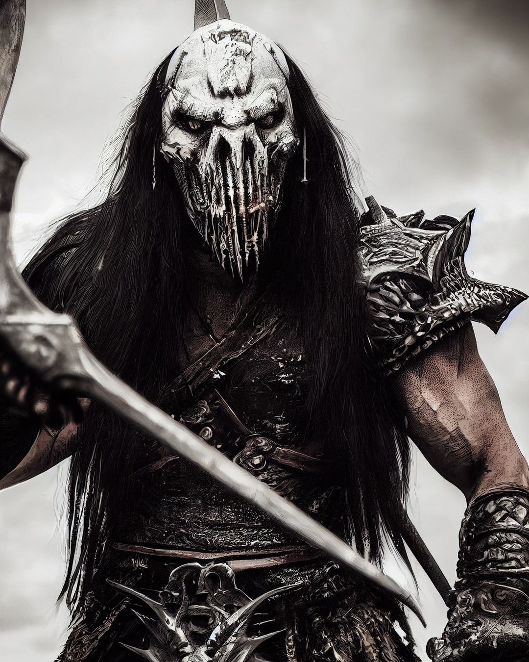 Grim Warrior of Souls - warrior wallpaper for OpersCraft