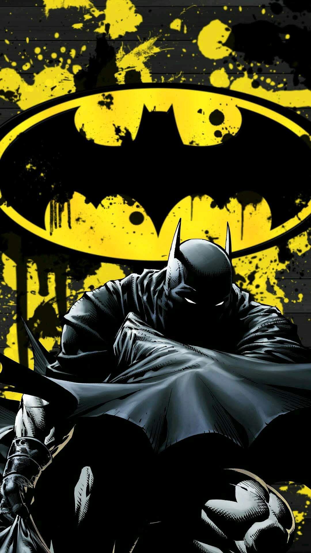 Gritty Batman Emblem - batman wallpaper for OpersCraft