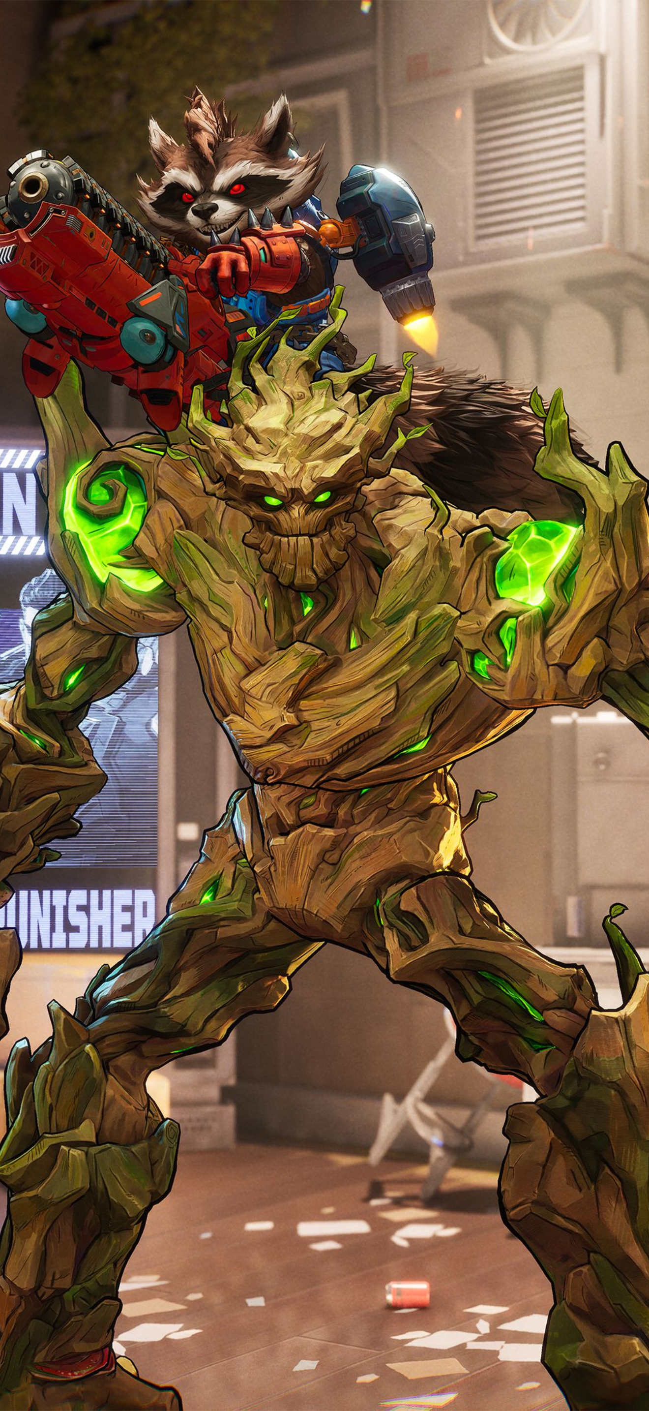 Groot and Rocket Duo - comics wallpaper for OpersCraft