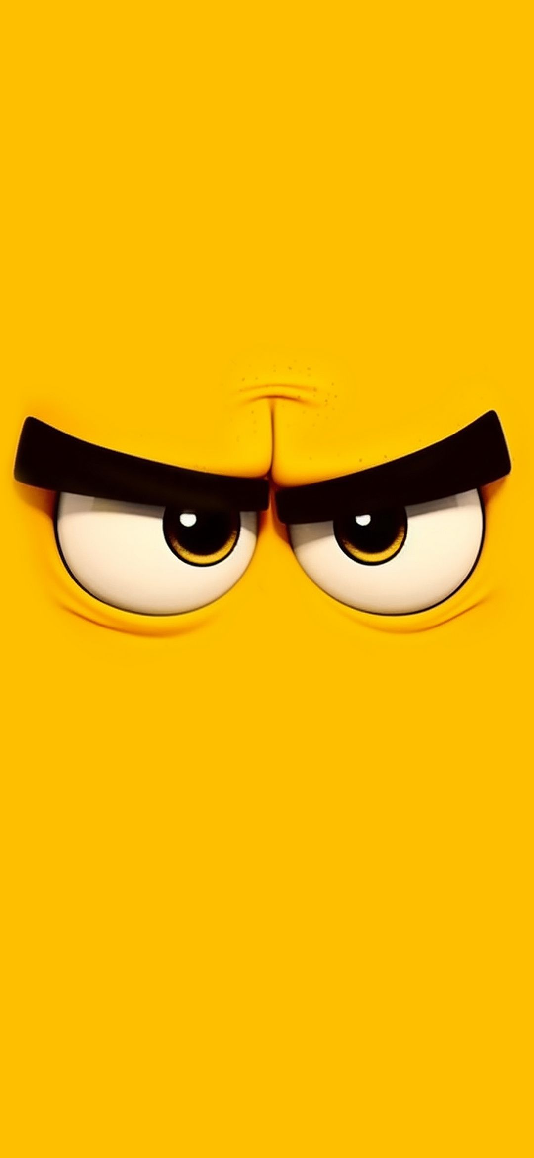 Grumpy Minion Eyes - emoji wallpaper for OpersCraft