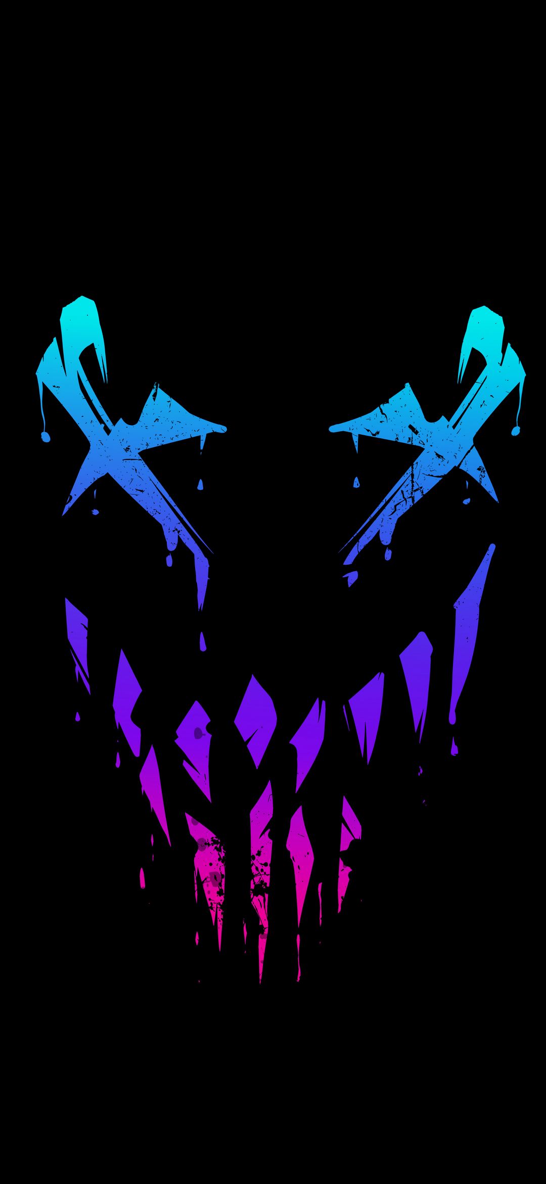 Grungy Gradient Evil Smile - abstract wallpaper for OpersCraft