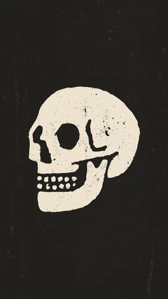 Grungy Skull Illustration - skull wallpaper for OpersCraft
