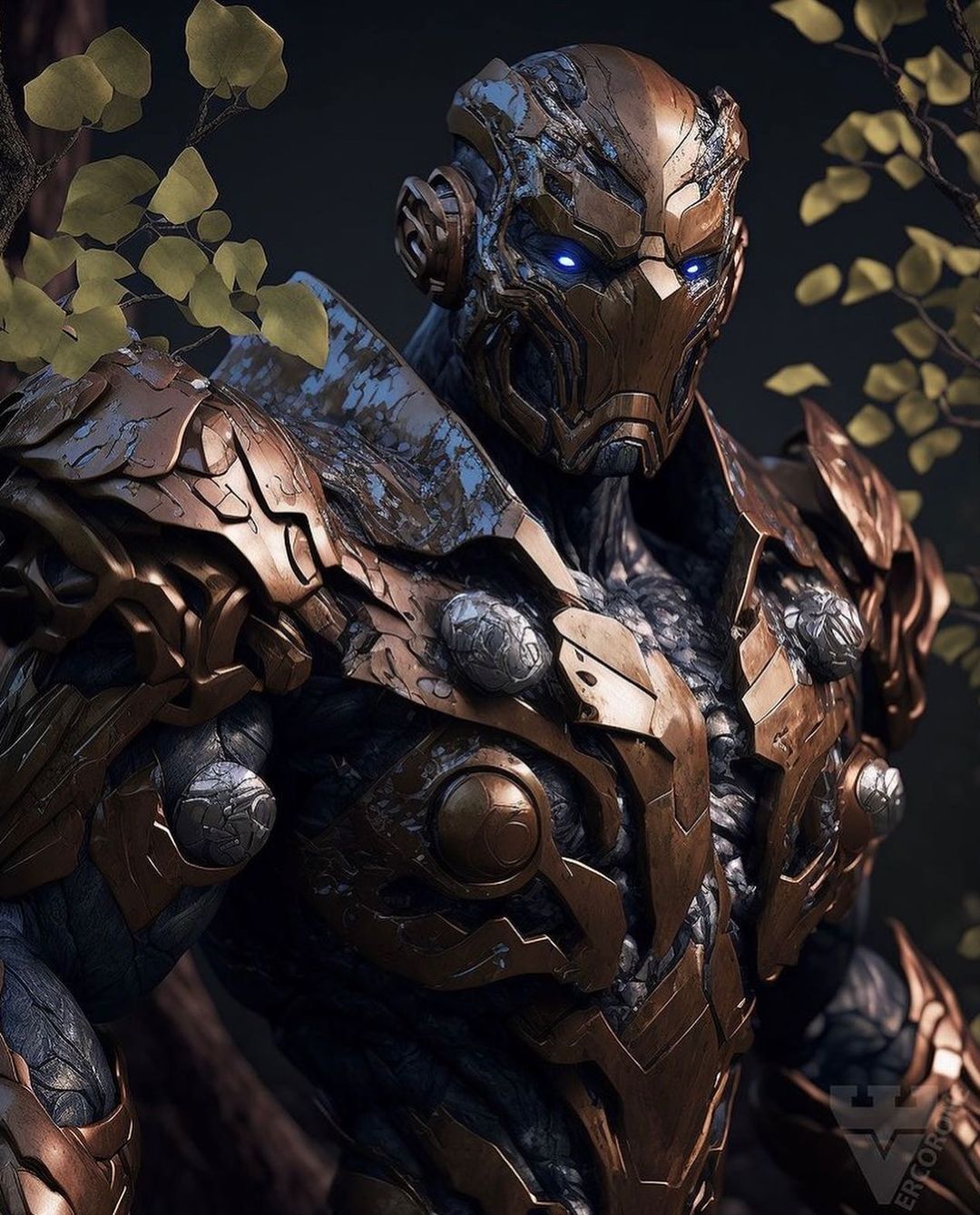 Guardian of the Grove - robot wallpaper for OpersCraft