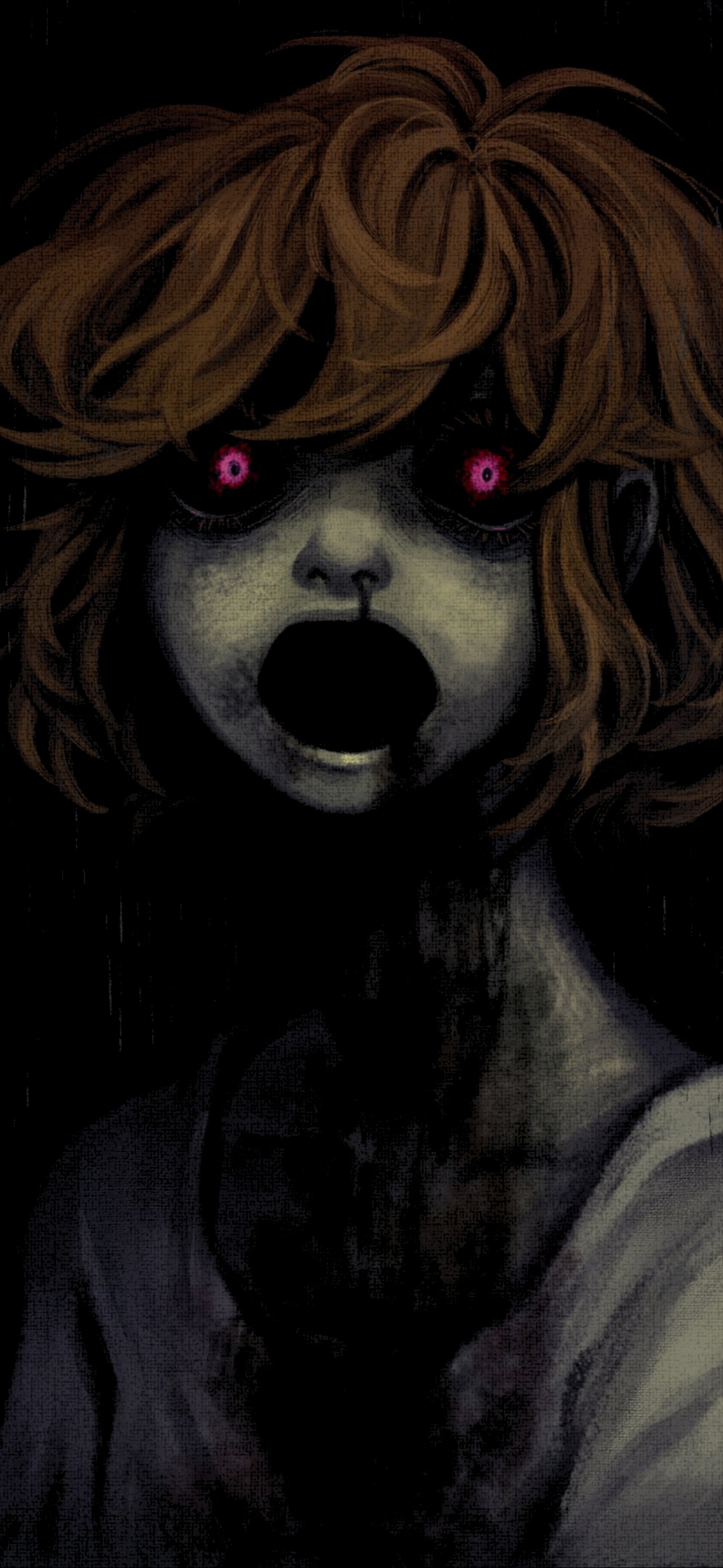 Haunted Doll Portrait - gothic wallpaper for OpersCraft