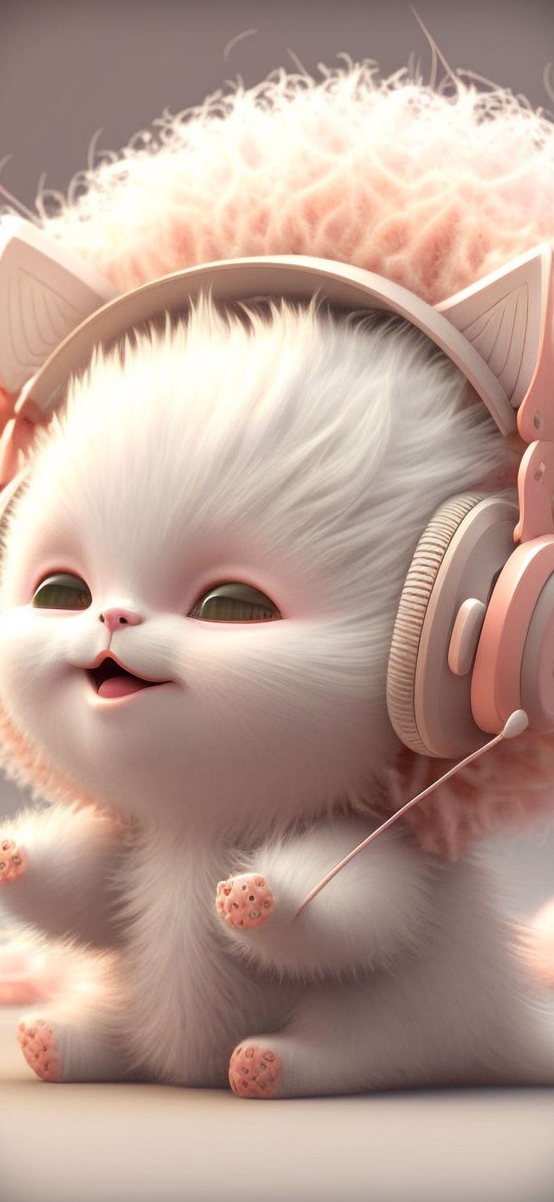 Headphone Kitty - cat wallpaper for OpersCraft