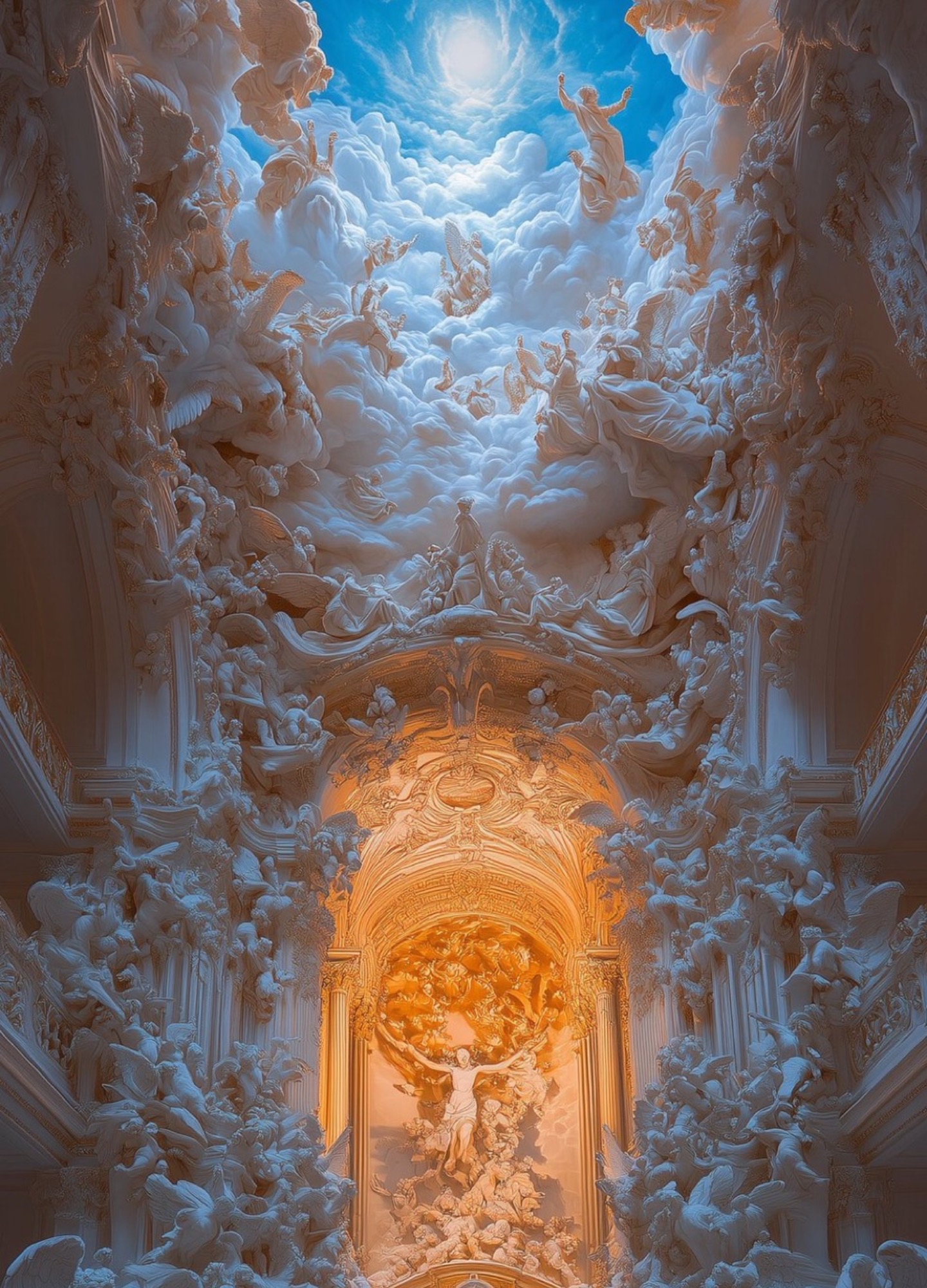 Heavenly Ascension Sculpture - random wallpaper for OpersCraft