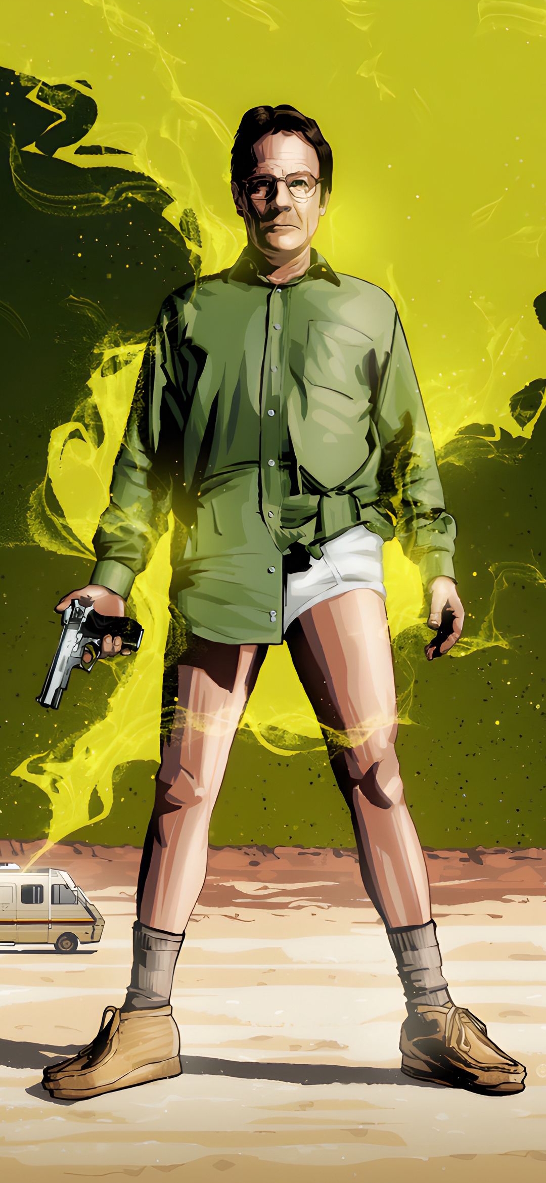 Heisenberg's Cook - illustration wallpaper for OpersCraft