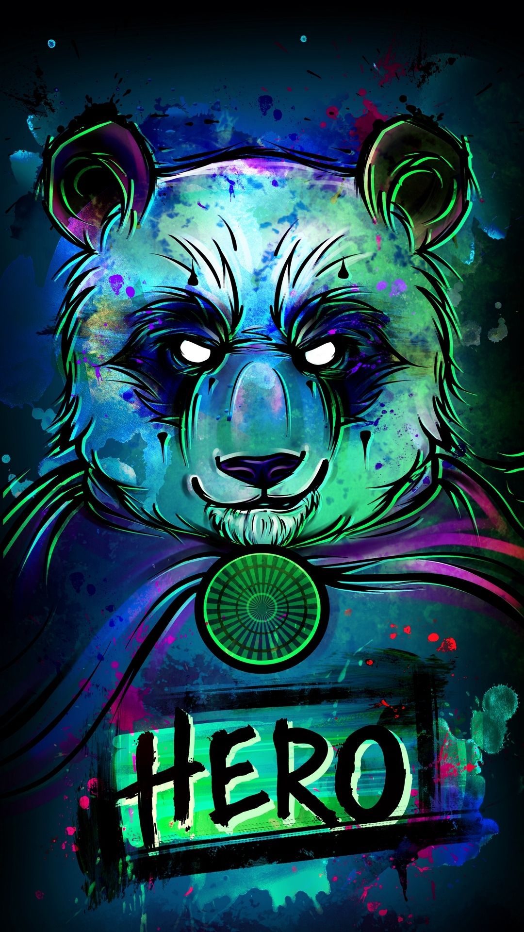 Heroic Panda Artwork - random wallpaper for OpersCraft