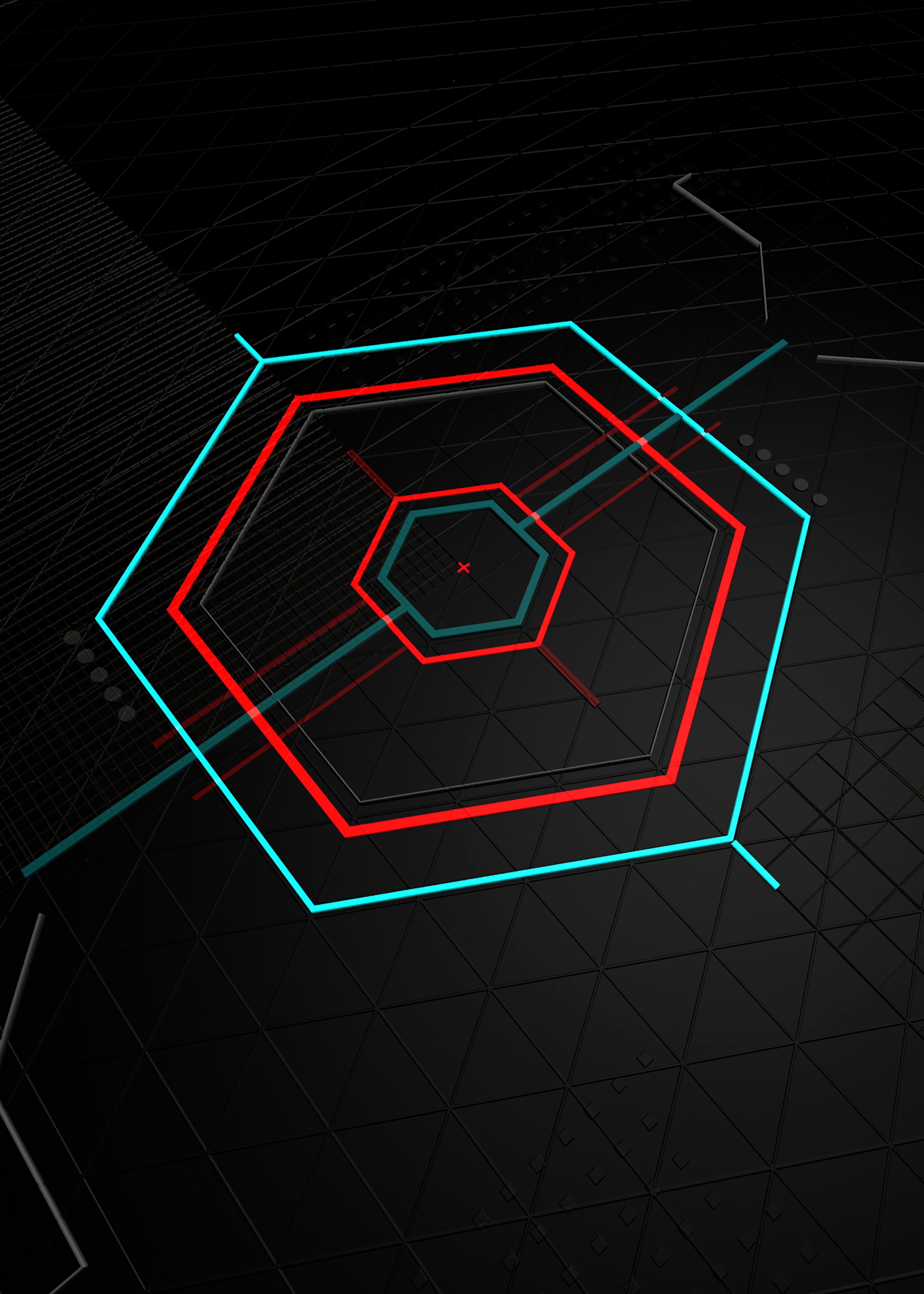 Hexagon Target Abstract - abstract wallpaper for OpersCraft