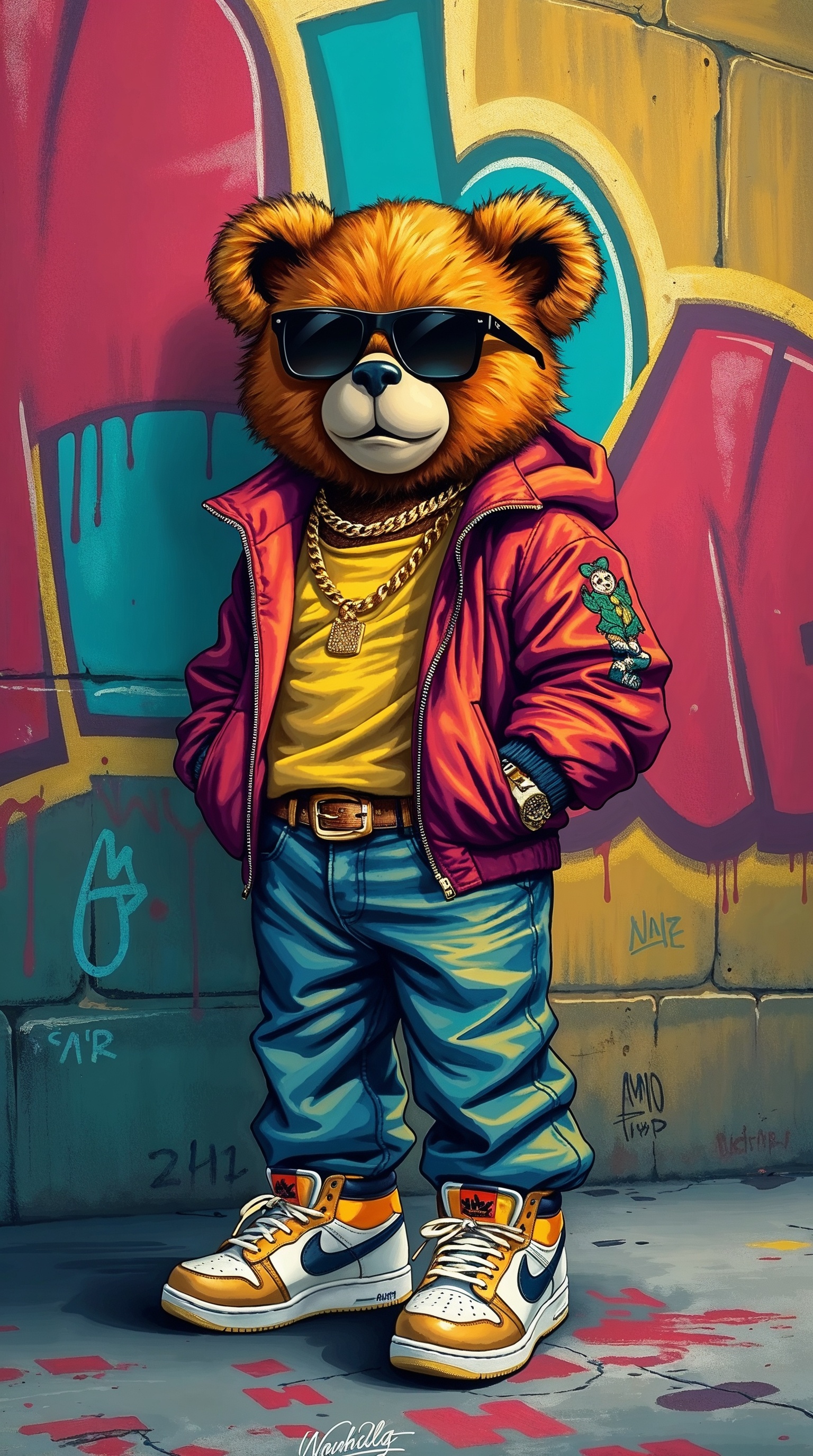 Hip Hop Teddy Bear - dope wallpaper for OpersCraft
