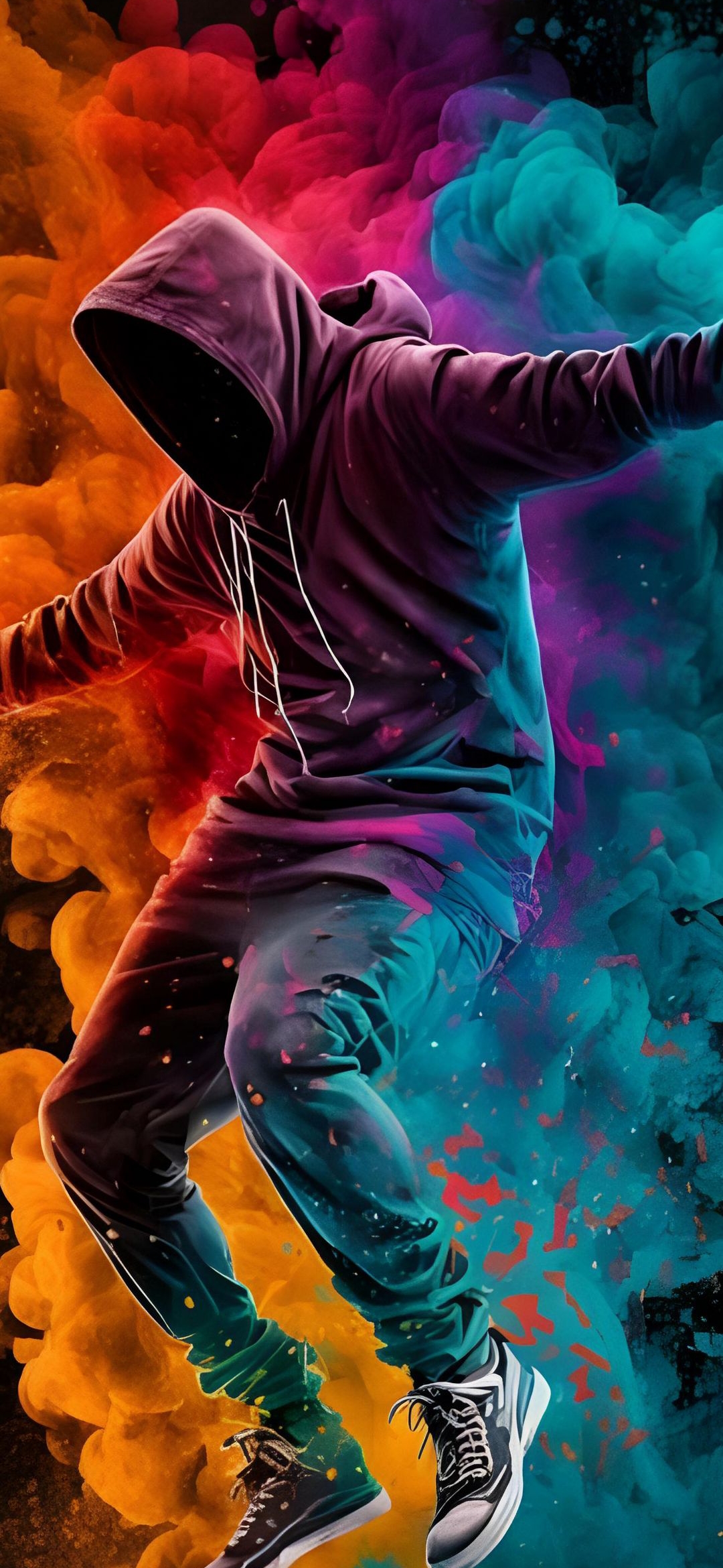 Hooded Dancer Color Burst - random wallpaper for OpersCraft