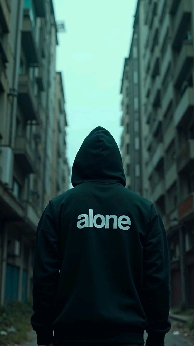 Hooded Figure Alone - streetwear wallpaper for OpersCraft