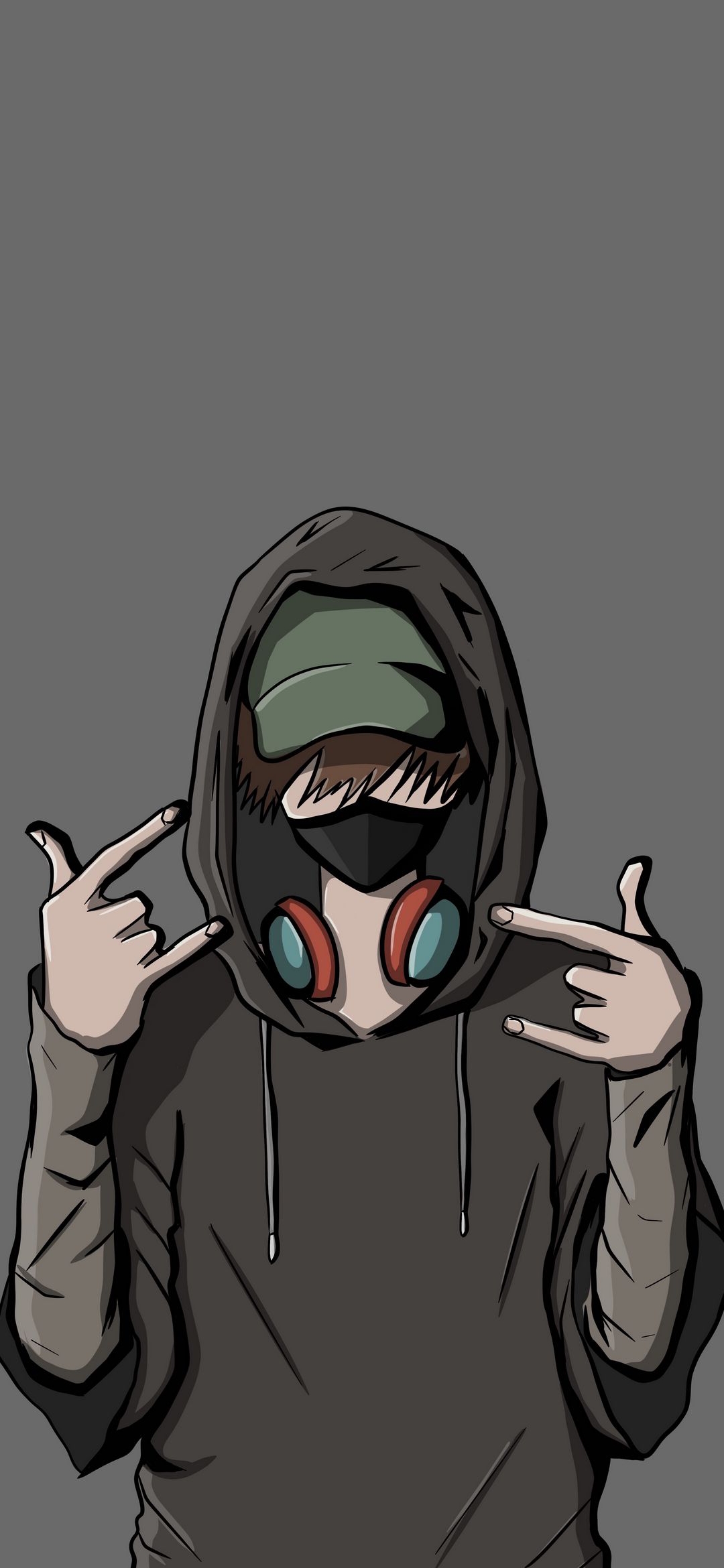 Hooded Masked Figure - dope wallpaper for OpersCraft
