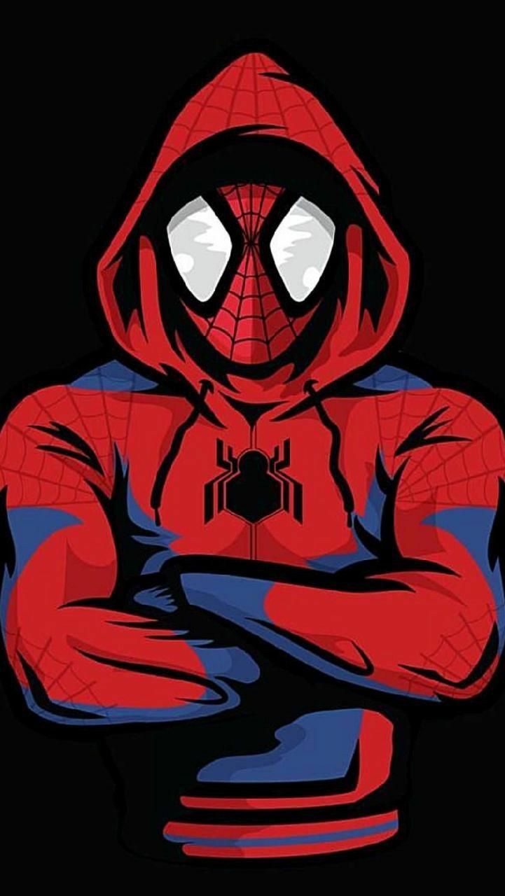 Hooded Spider-Man Cartoon - spider-man wallpaper for OpersCraft