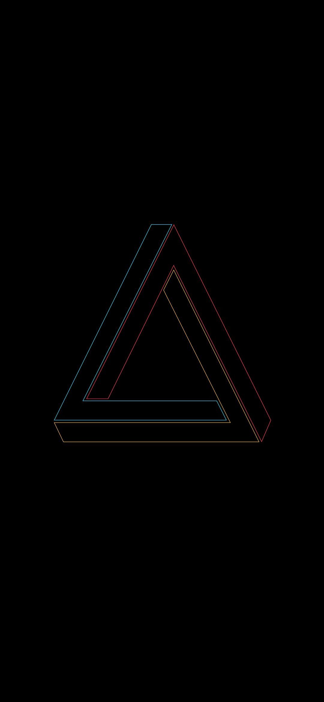 Impossible Triangle Illusion - abstract wallpaper for OpersCraft