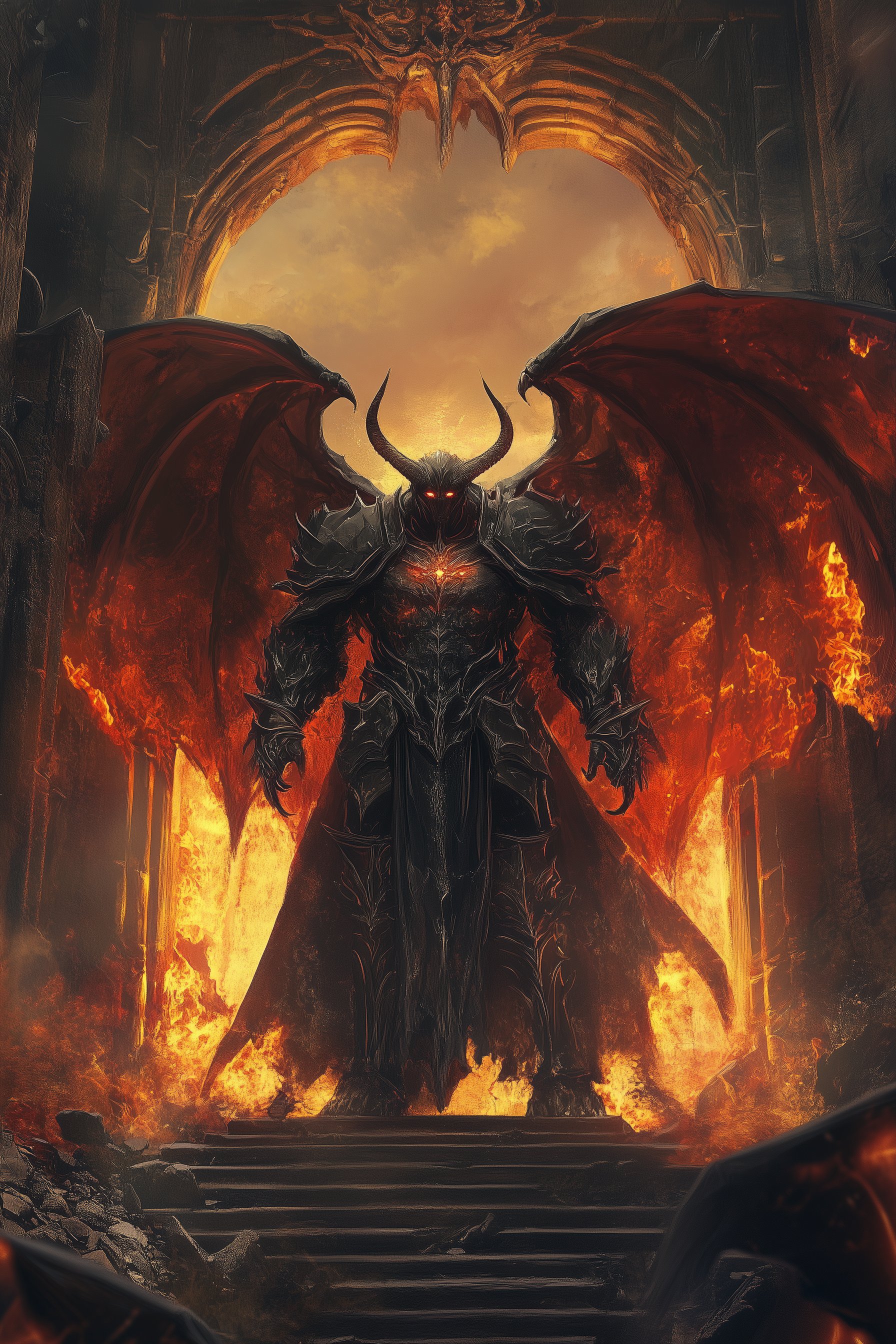 Infernal Demon Lord - fantasy wallpaper for OpersCraft