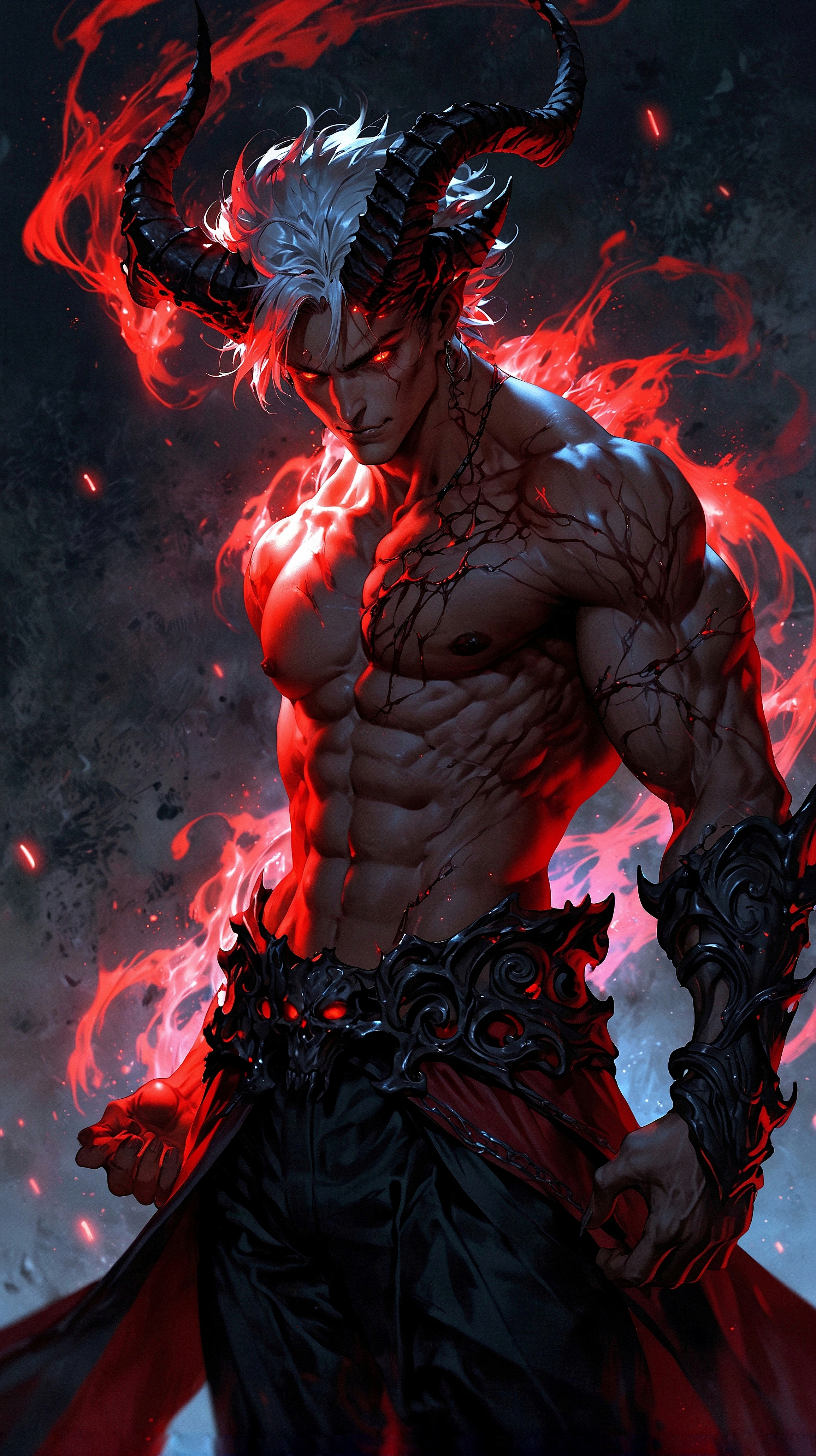 Infernal Demon Warrior - art wallpaper for OpersCraft
