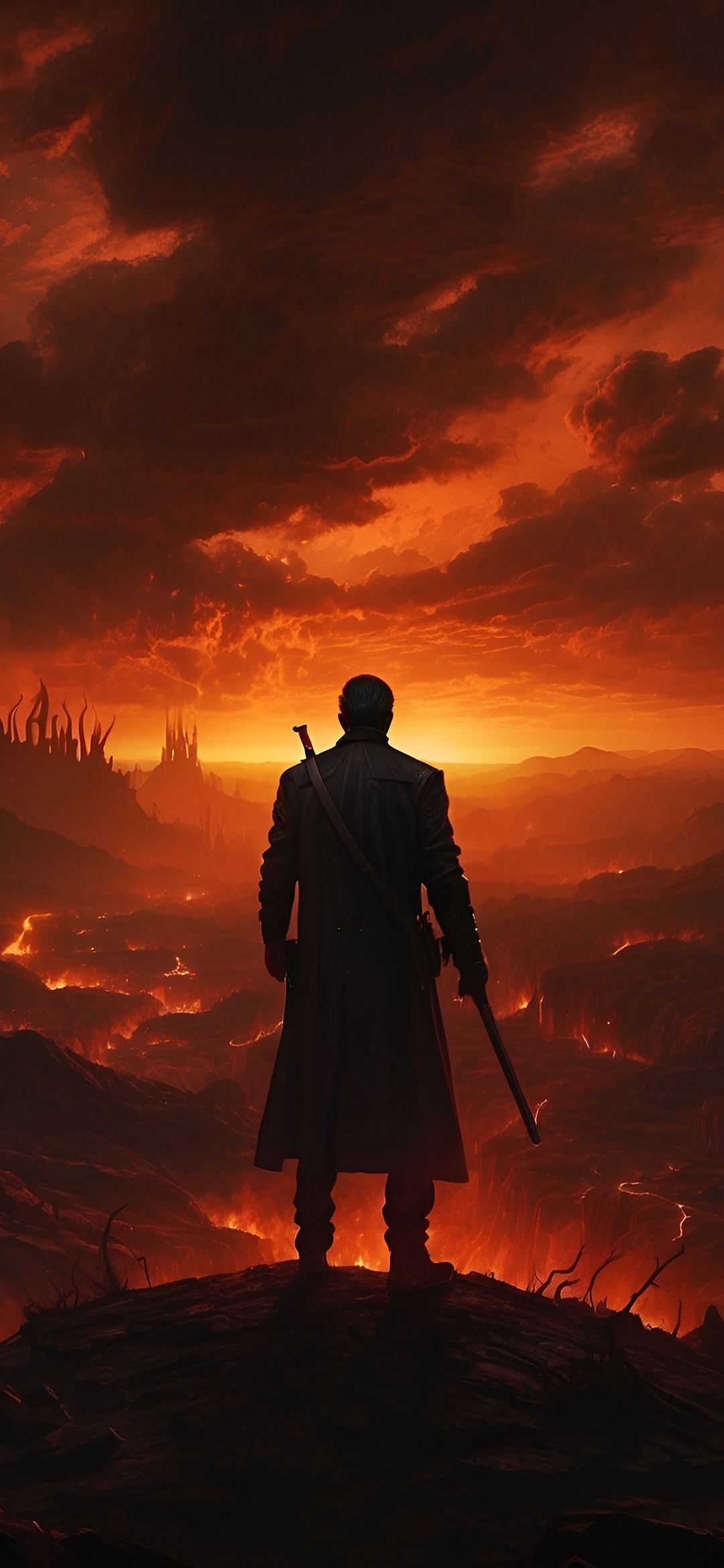 Infernal Watchman's Vista - fantasy wallpaper for OpersCraft