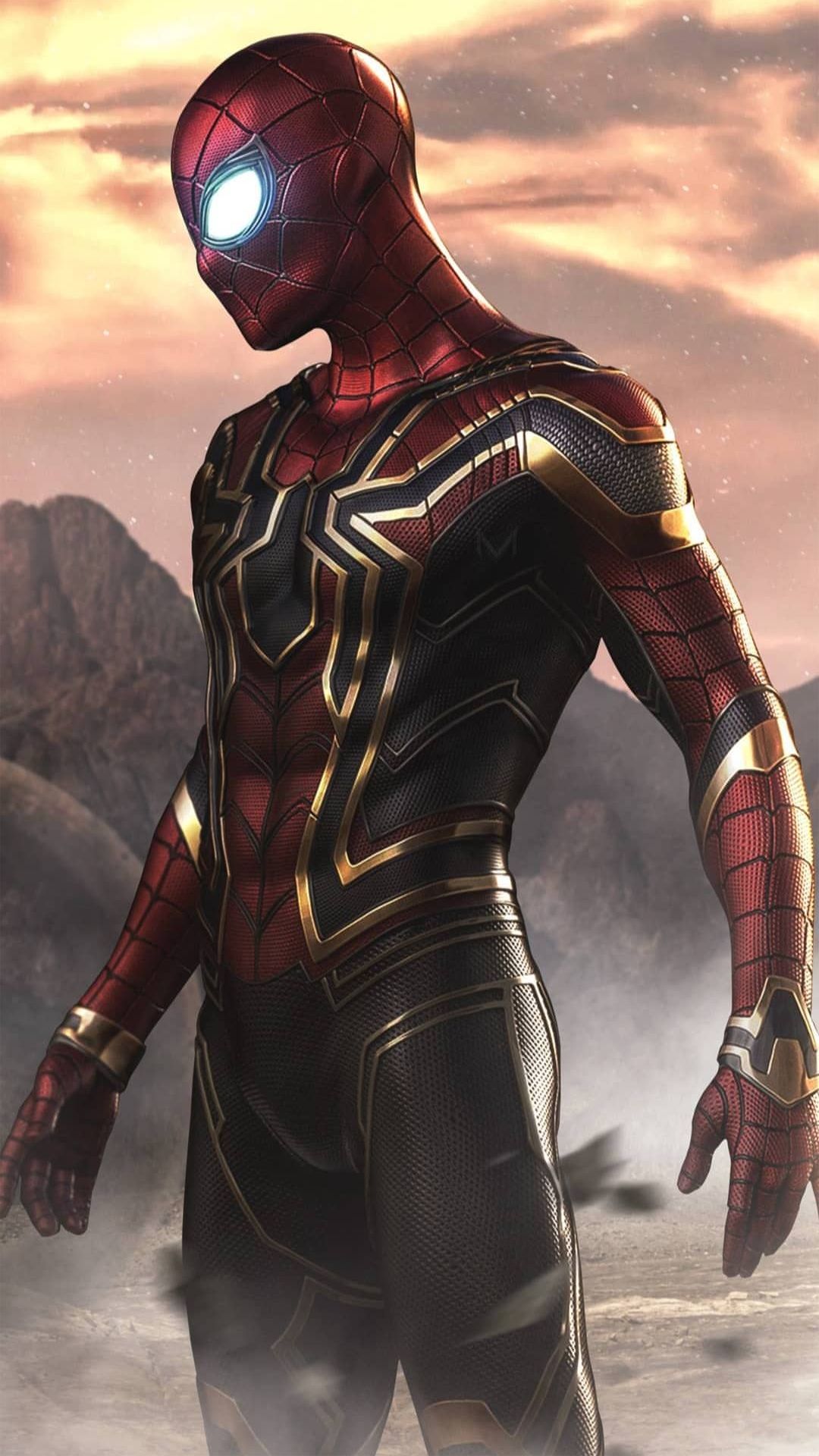 Iron Spider Armor Stance - marvel wallpaper for OpersCraft