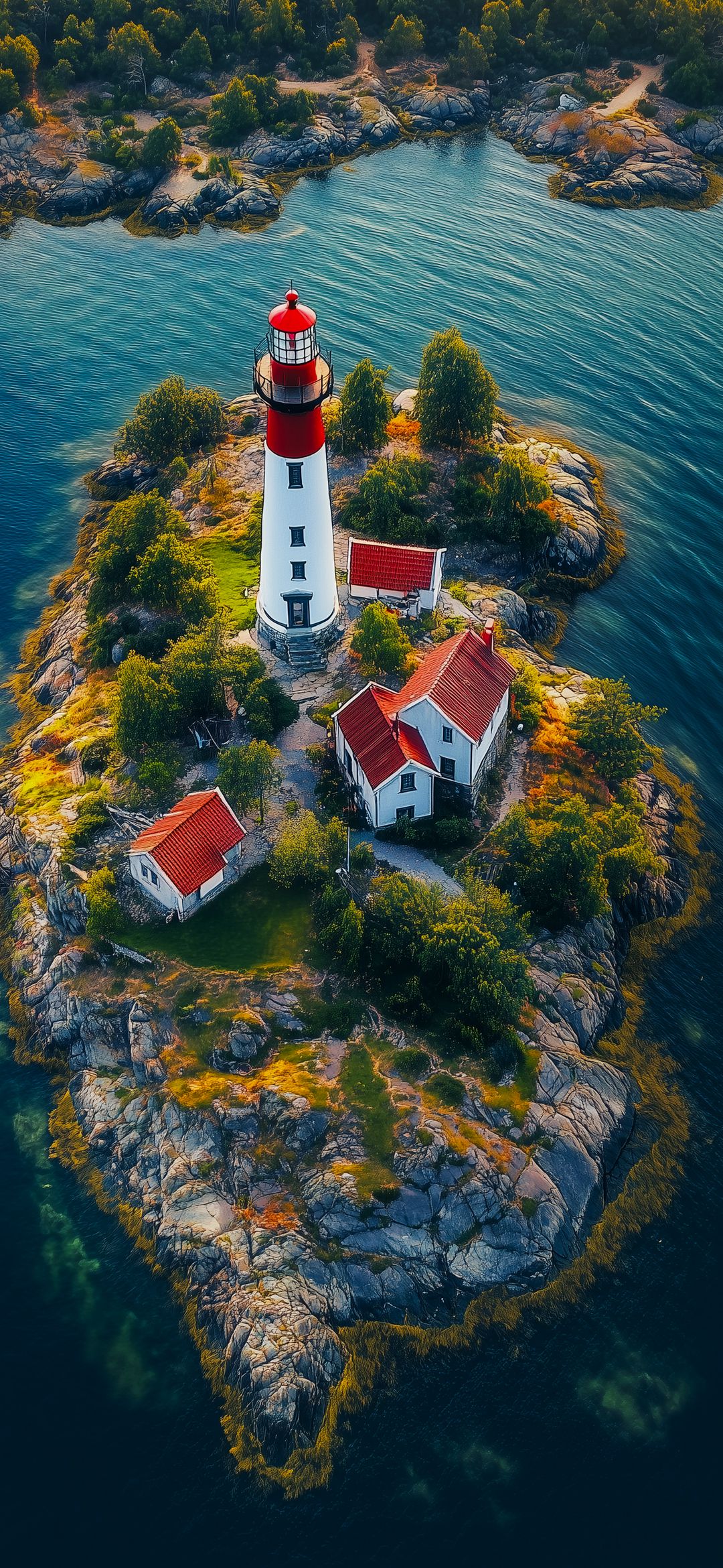 Island Lighthouse Serenity - lighthouse wallpaper for OpersCraft