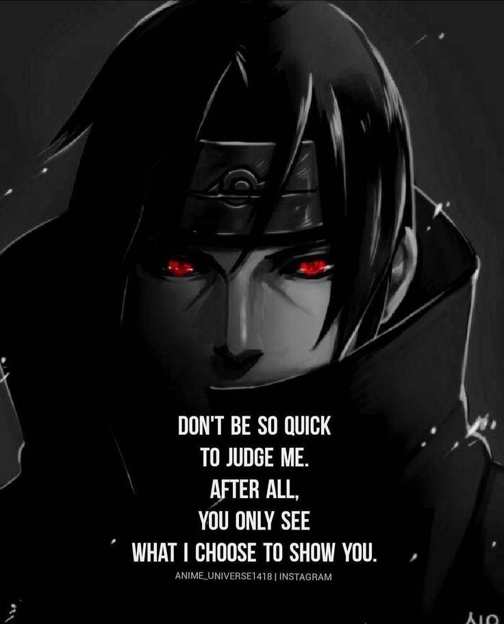Itachi Uchiha Quote - naruto wallpaper for OpersCraft