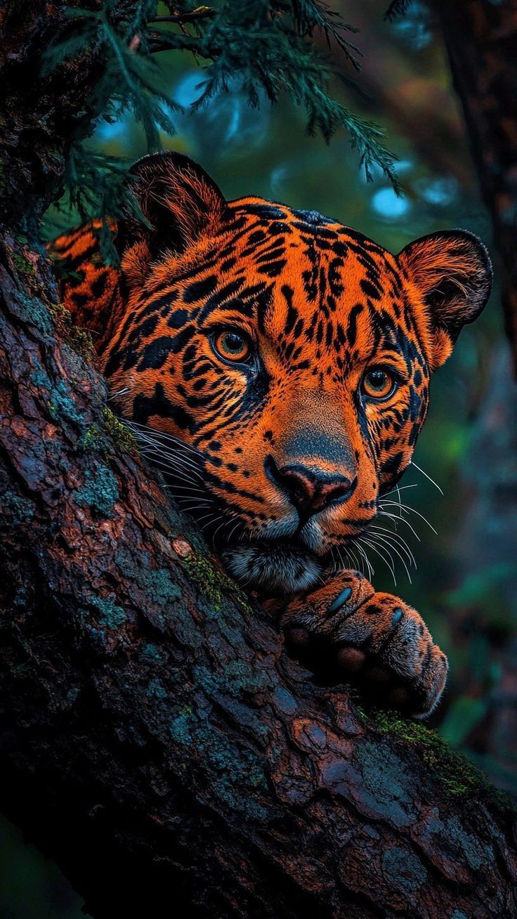 Jaguar in Tree - ghetto wallpaper for OpersCraft