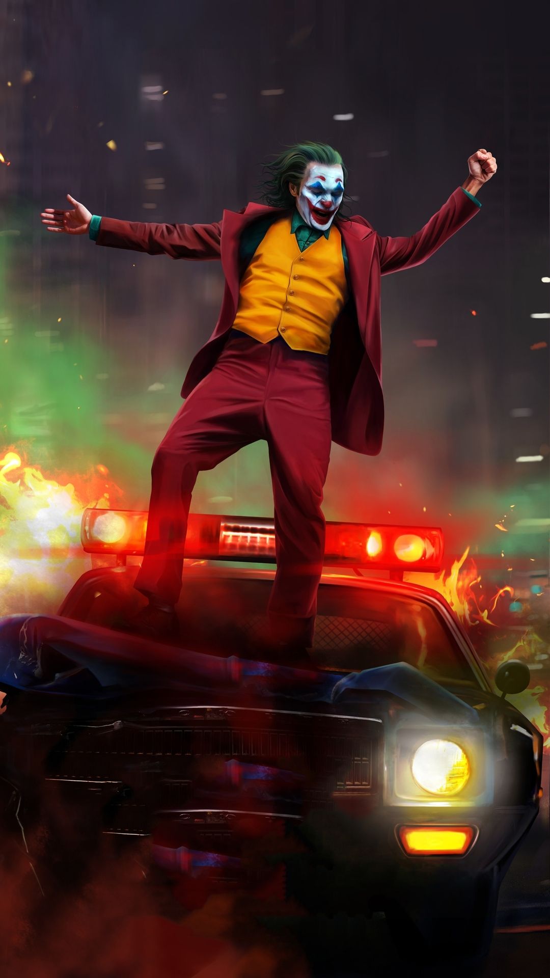 Joker Car Celebration - joker wallpaper for OpersCraft