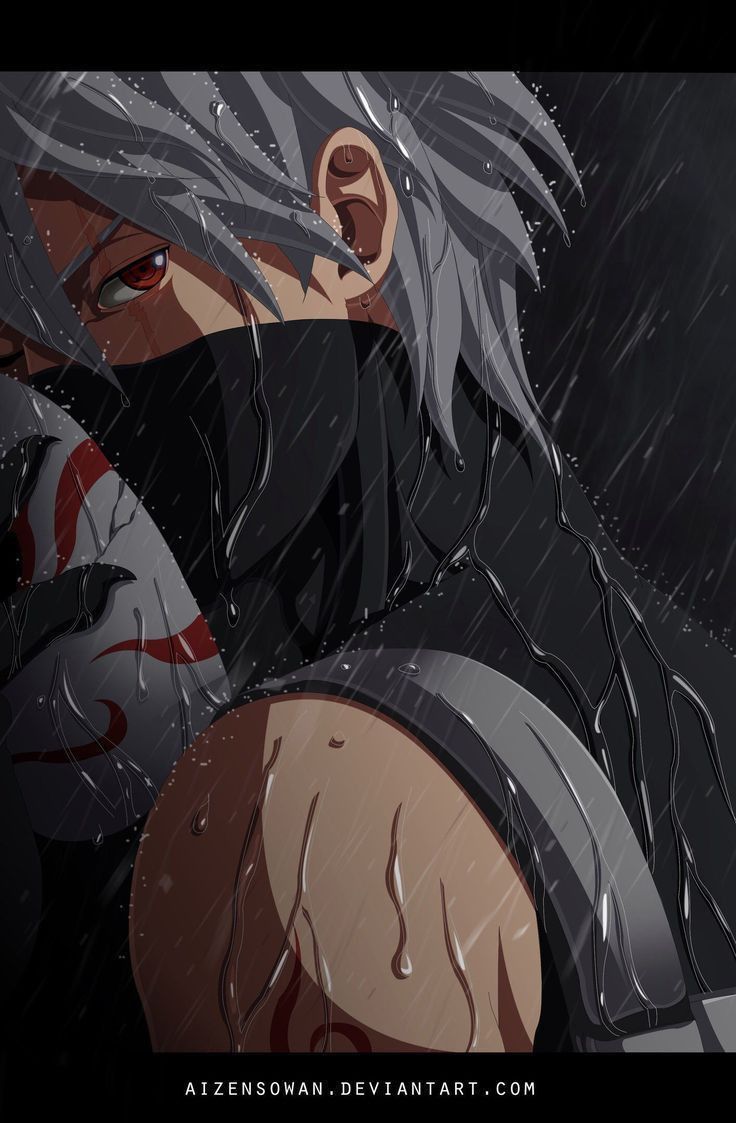 Kakashi in the Rain - naruto wallpaper for OpersCraft