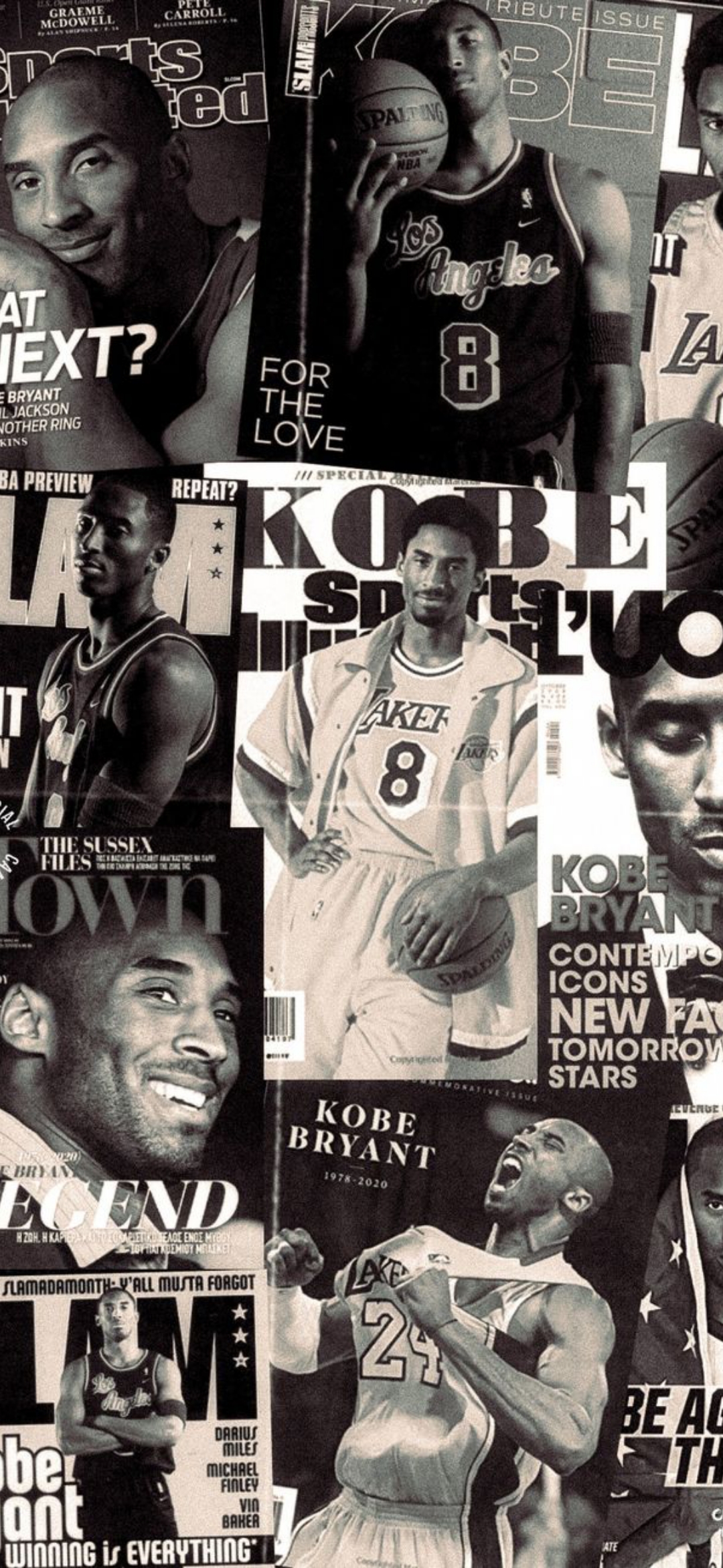Kobe Bryant Magazine Collage - random wallpaper for OpersCraft