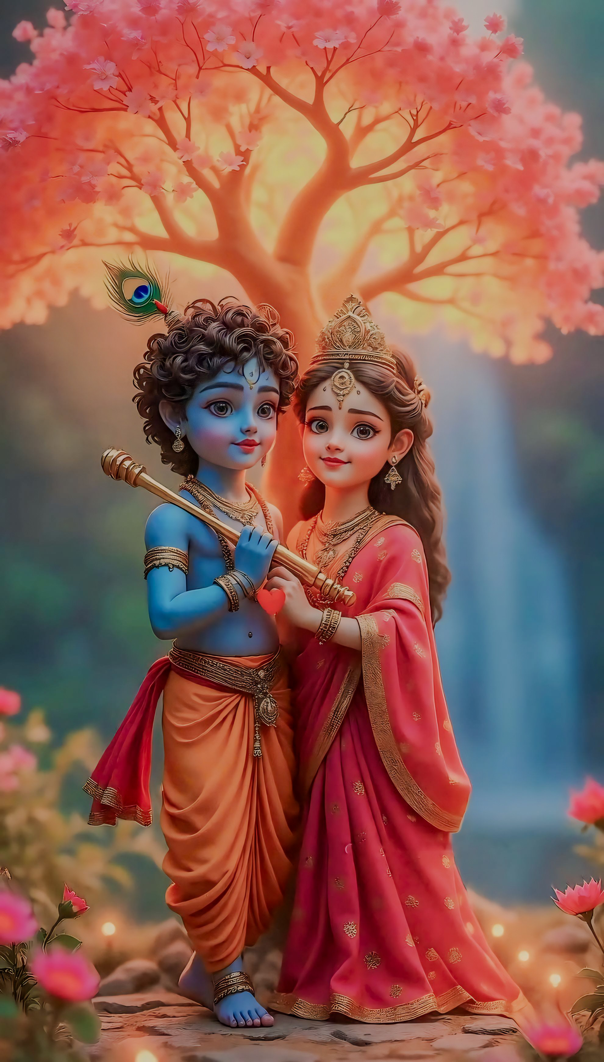 Krishna and Radha Love - random wallpaper for OpersCraft