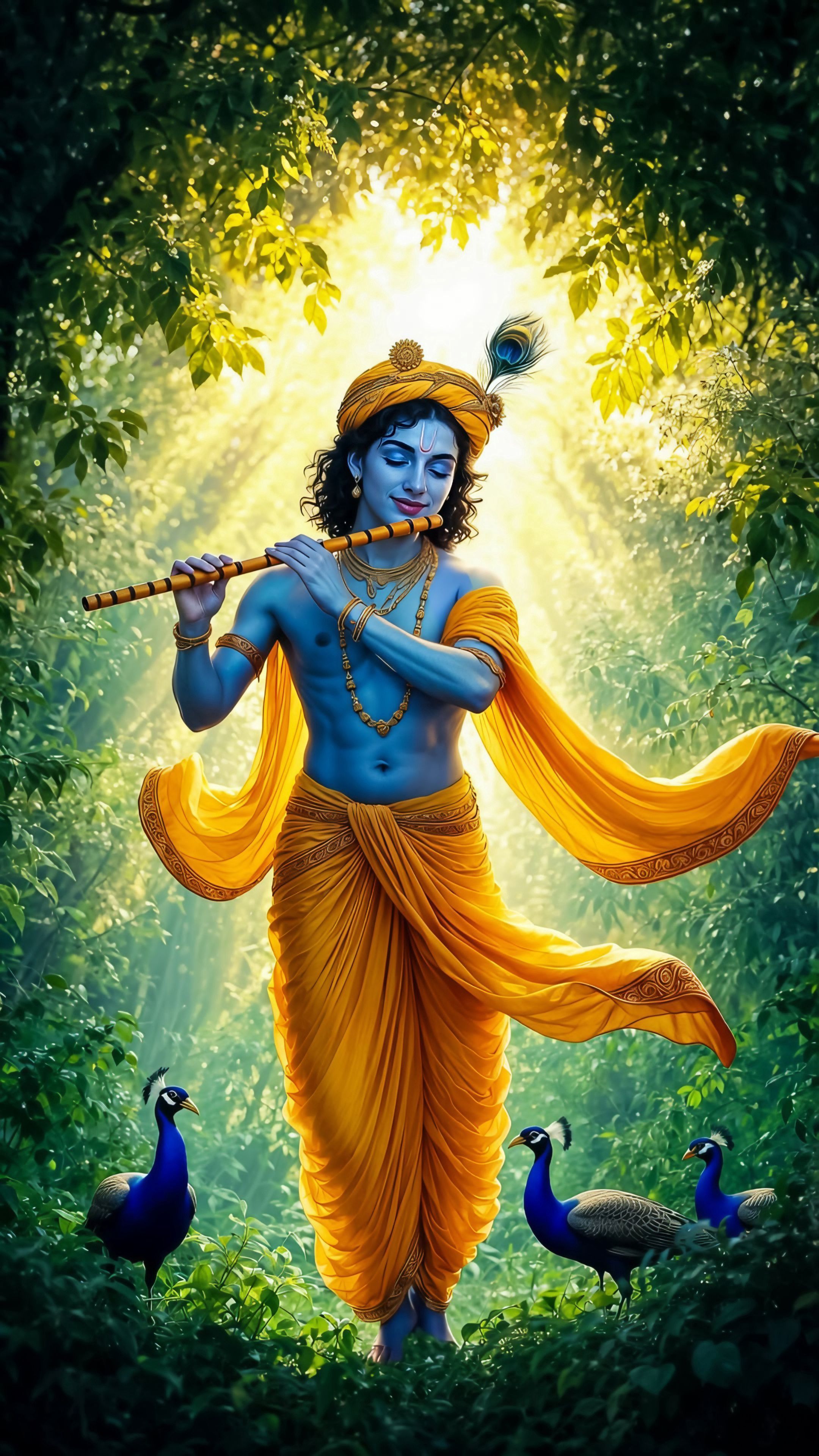 Krishna's Flute in Vrindavan - random wallpaper for OpersCraft