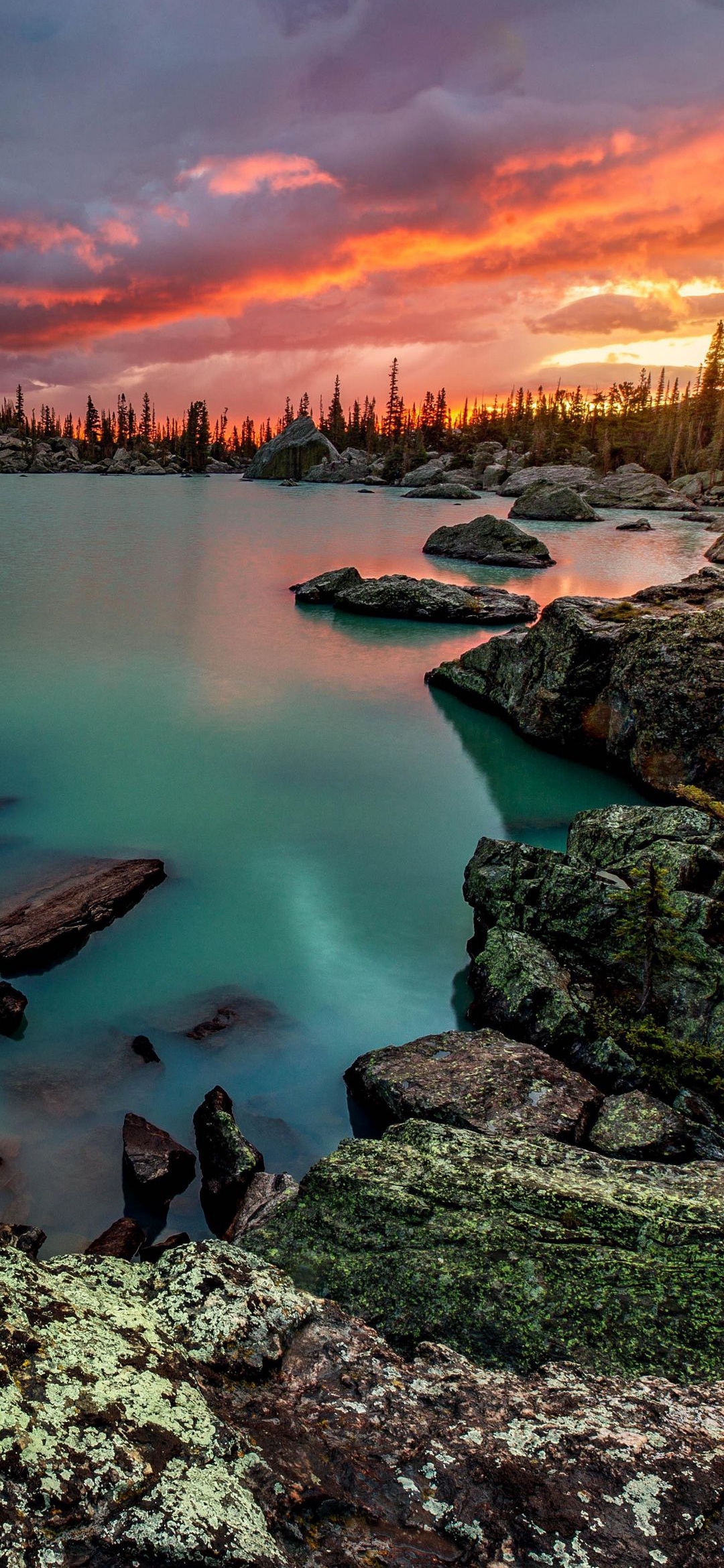 Lake Sunset Serenity - lake wallpaper for OpersCraft