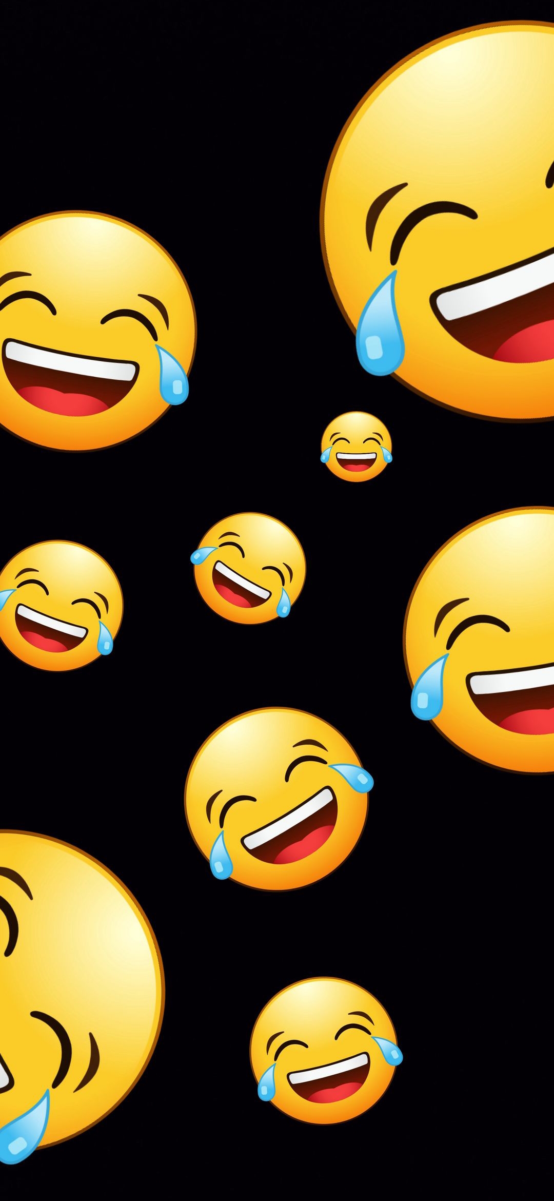 Laughing Emoji Pattern - emoji wallpaper for OpersCraft