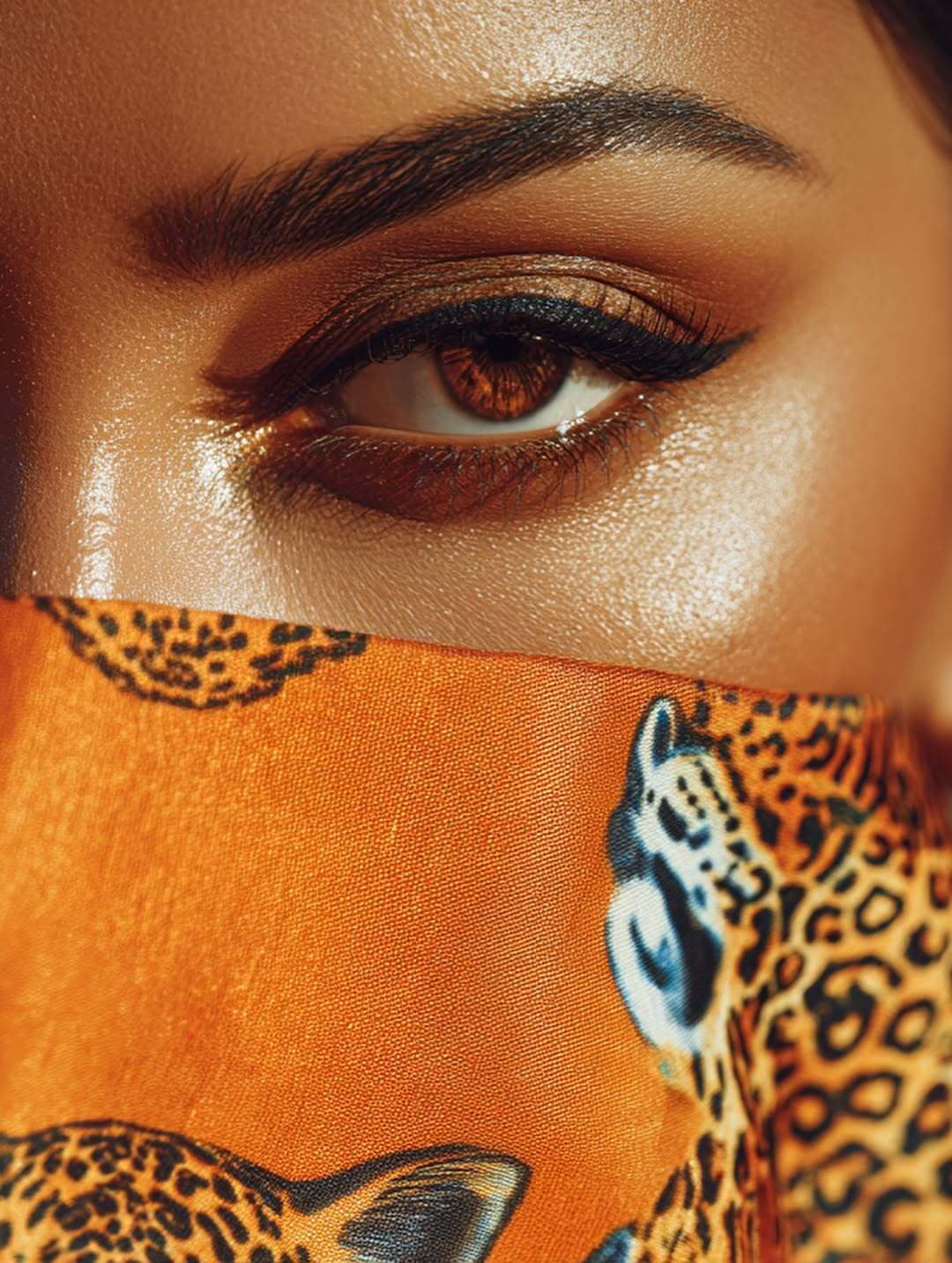 Leopard Eye Portrait - dope wallpaper for OpersCraft