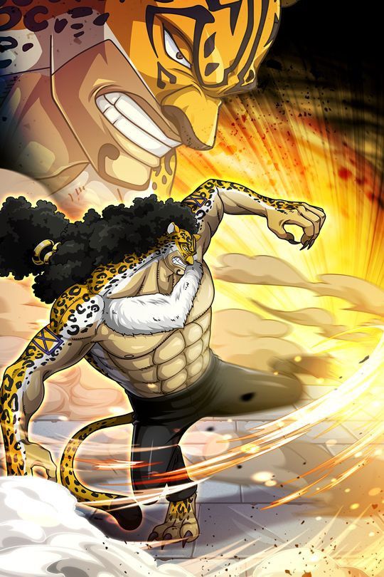 Leopard Man Fierce Attack - one piece wallpaper for OpersCraft