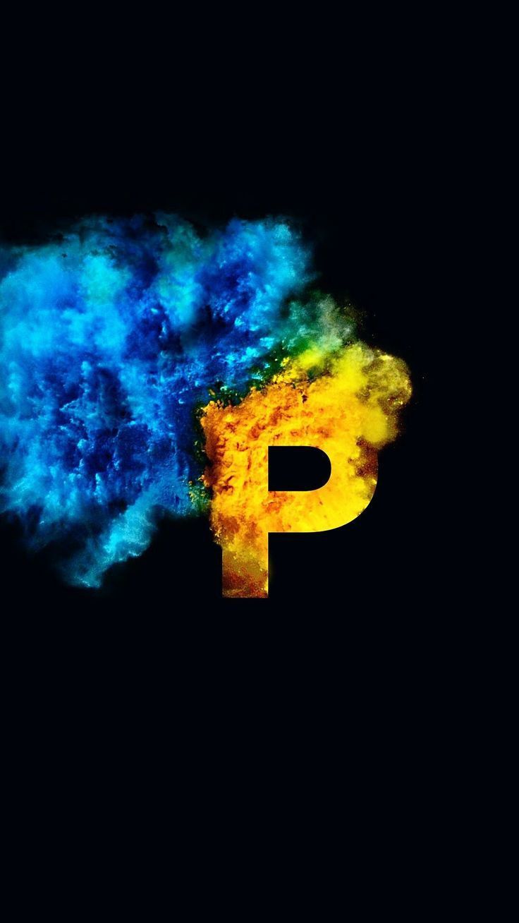 Letter P Color Burst - typography wallpaper for OpersCraft