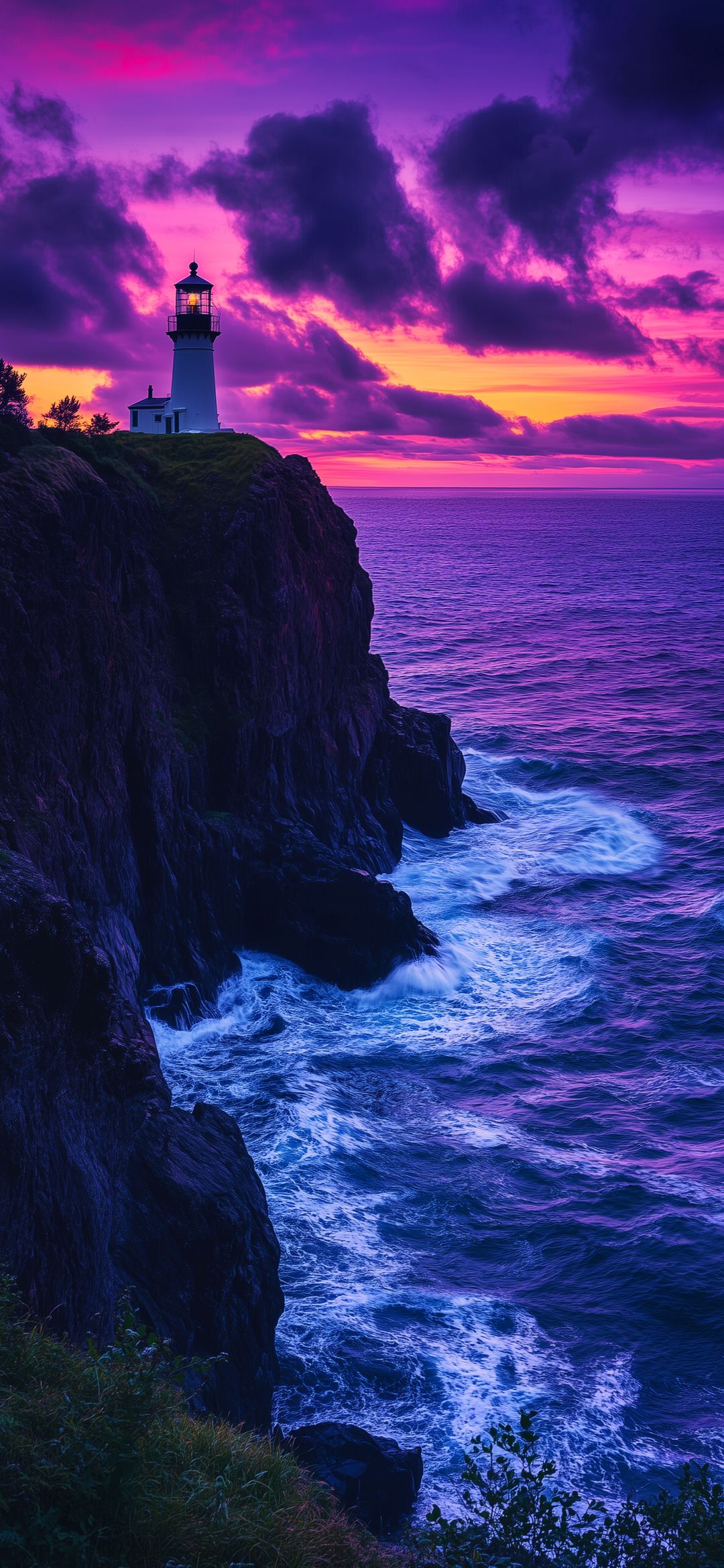 Lighthouse Sunset Ocean - lighthouse wallpaper for OpersCraft