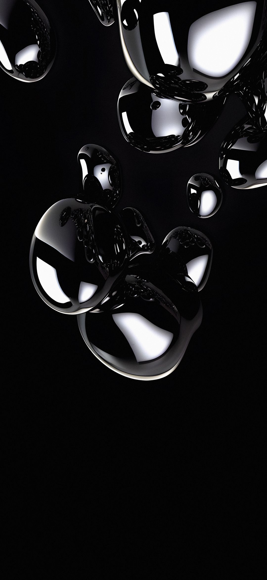 Liquid Metal Droplets - abstract wallpaper for OpersCraft