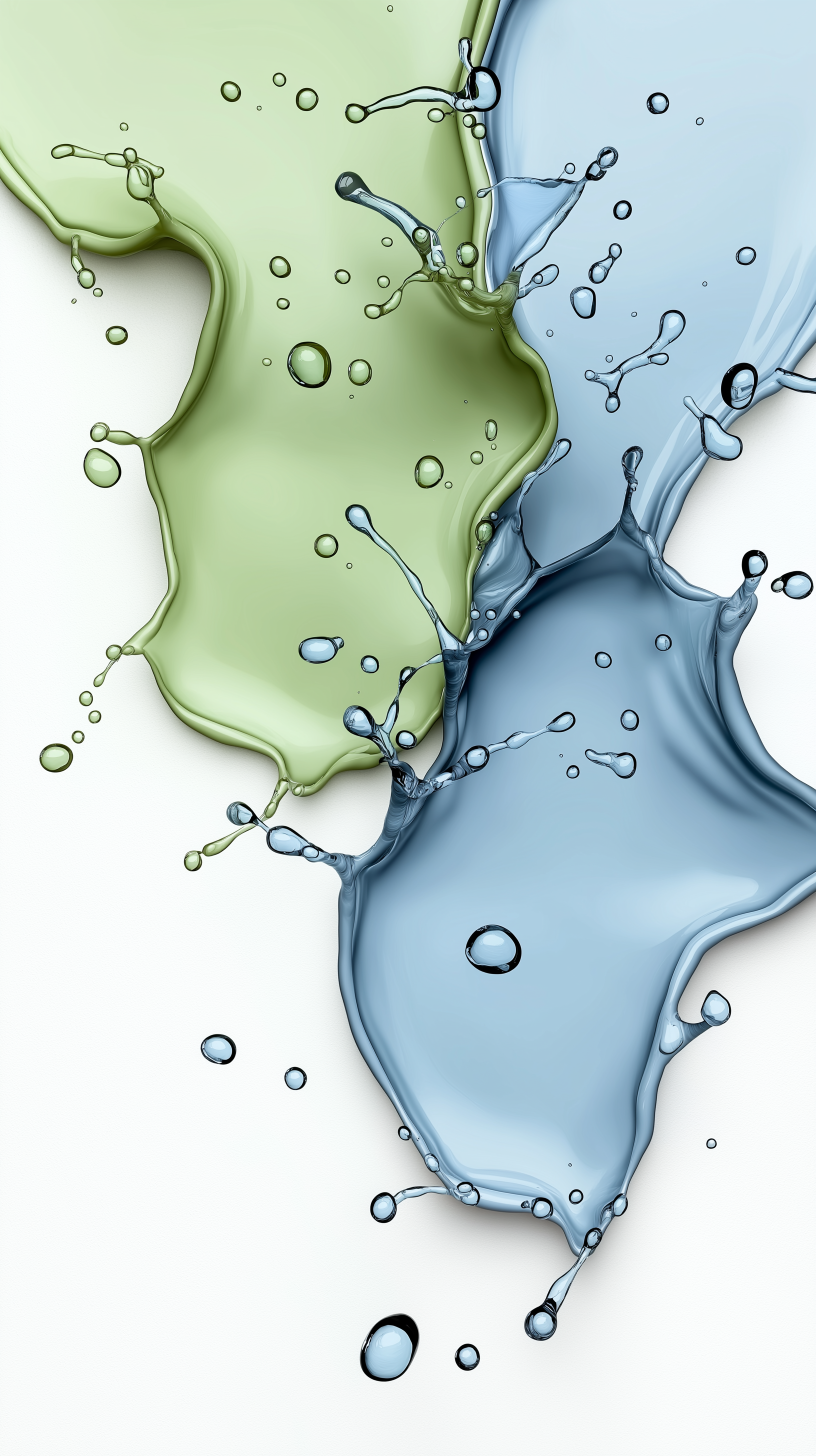 Liquid Splash Collision - abstract wallpaper for OpersCraft