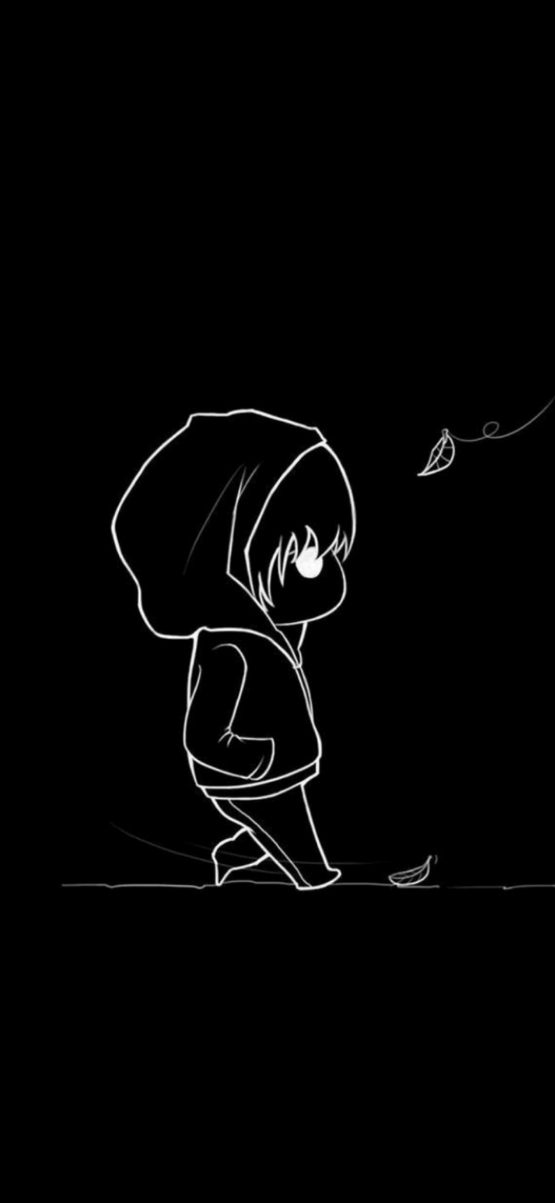 Lonely Hooded Figure - anime wallpaper for OpersCraft