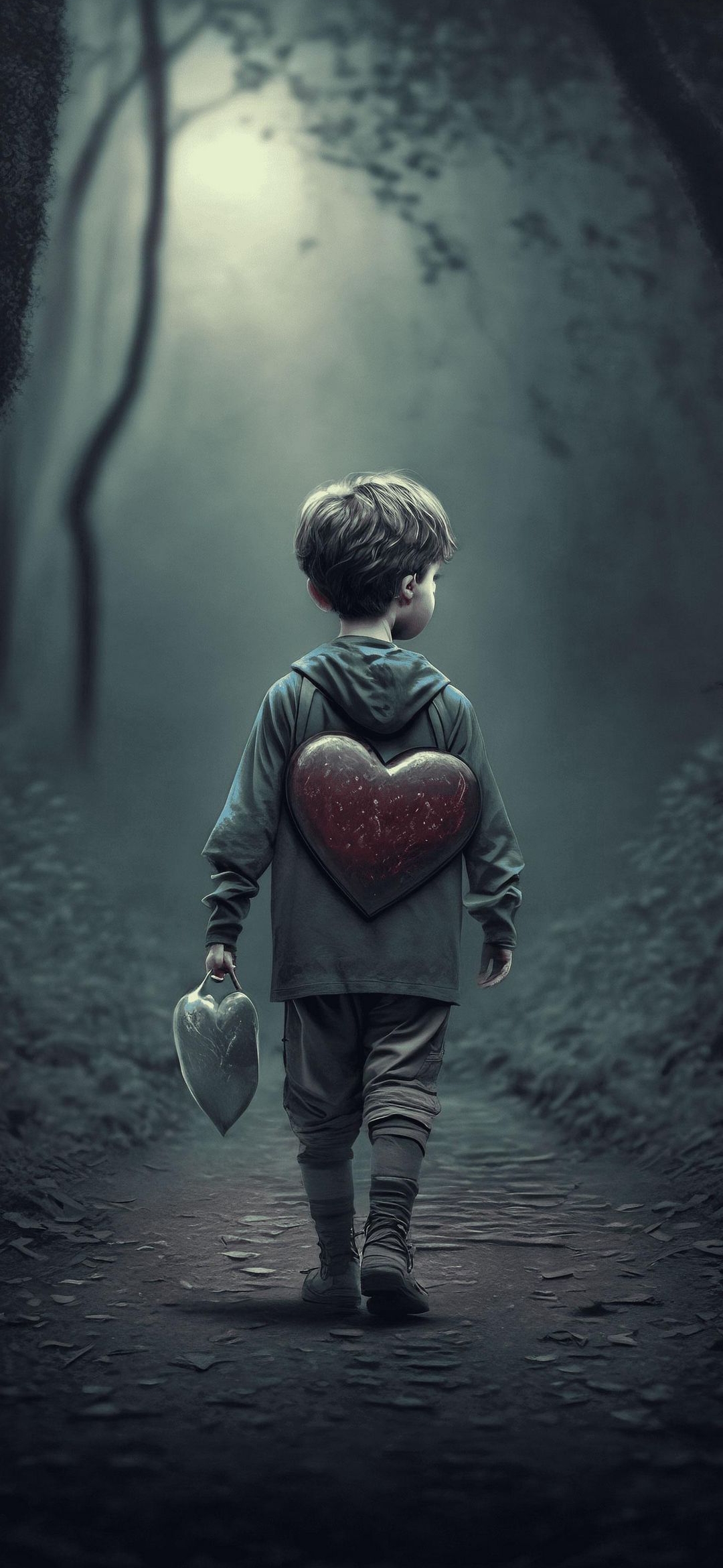Lost Heart in Forest - random wallpaper for OpersCraft