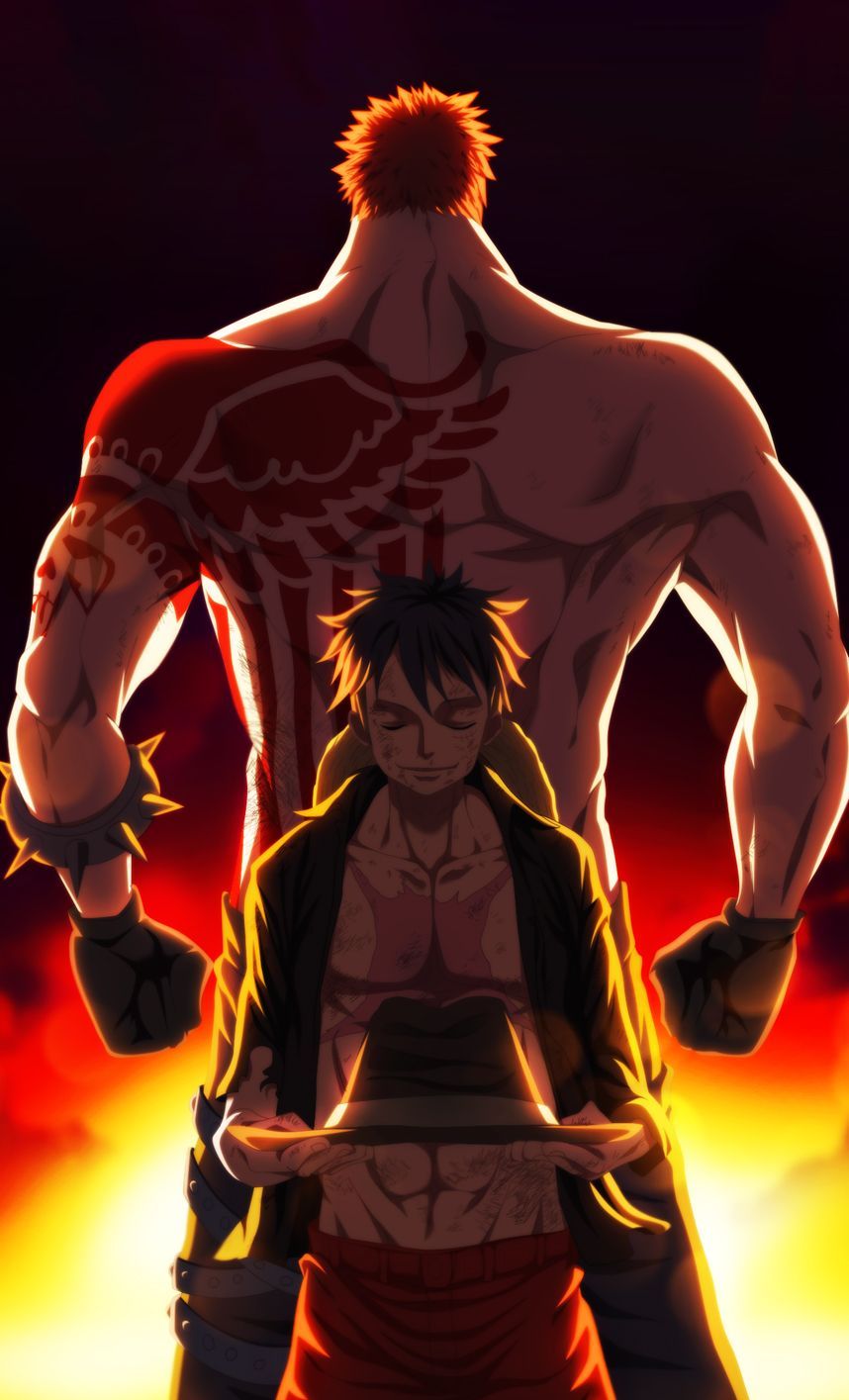 Luffy and Katakuri - one piece wallpaper for OpersCraft